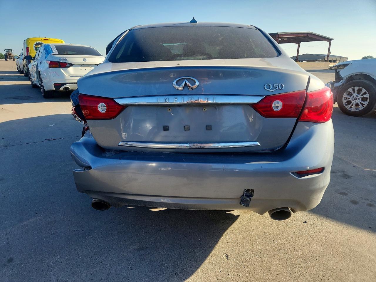 2015 Infiniti Q50 Premium Blue vin: JN1BV7AP1FM348702