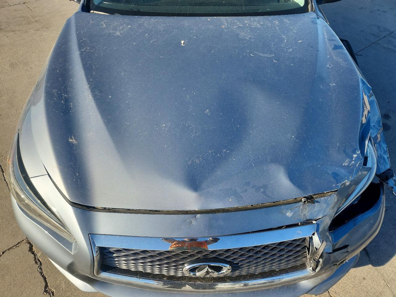 2015 Infiniti Q50 Premium Blue vin: JN1BV7AP1FM348702
