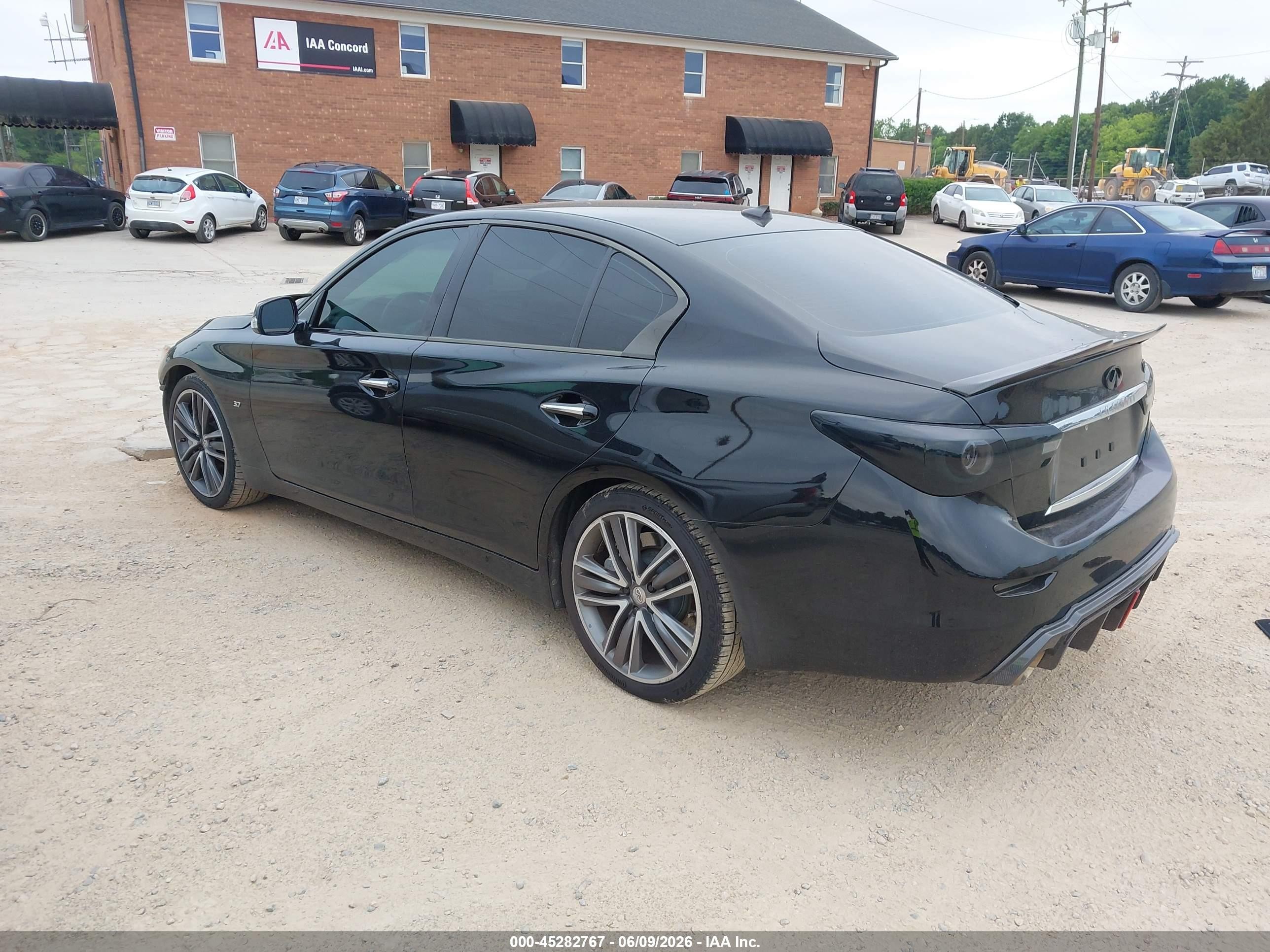 2015 Infiniti Q50 Sport Black vin: JN1BV7AP1FM348957