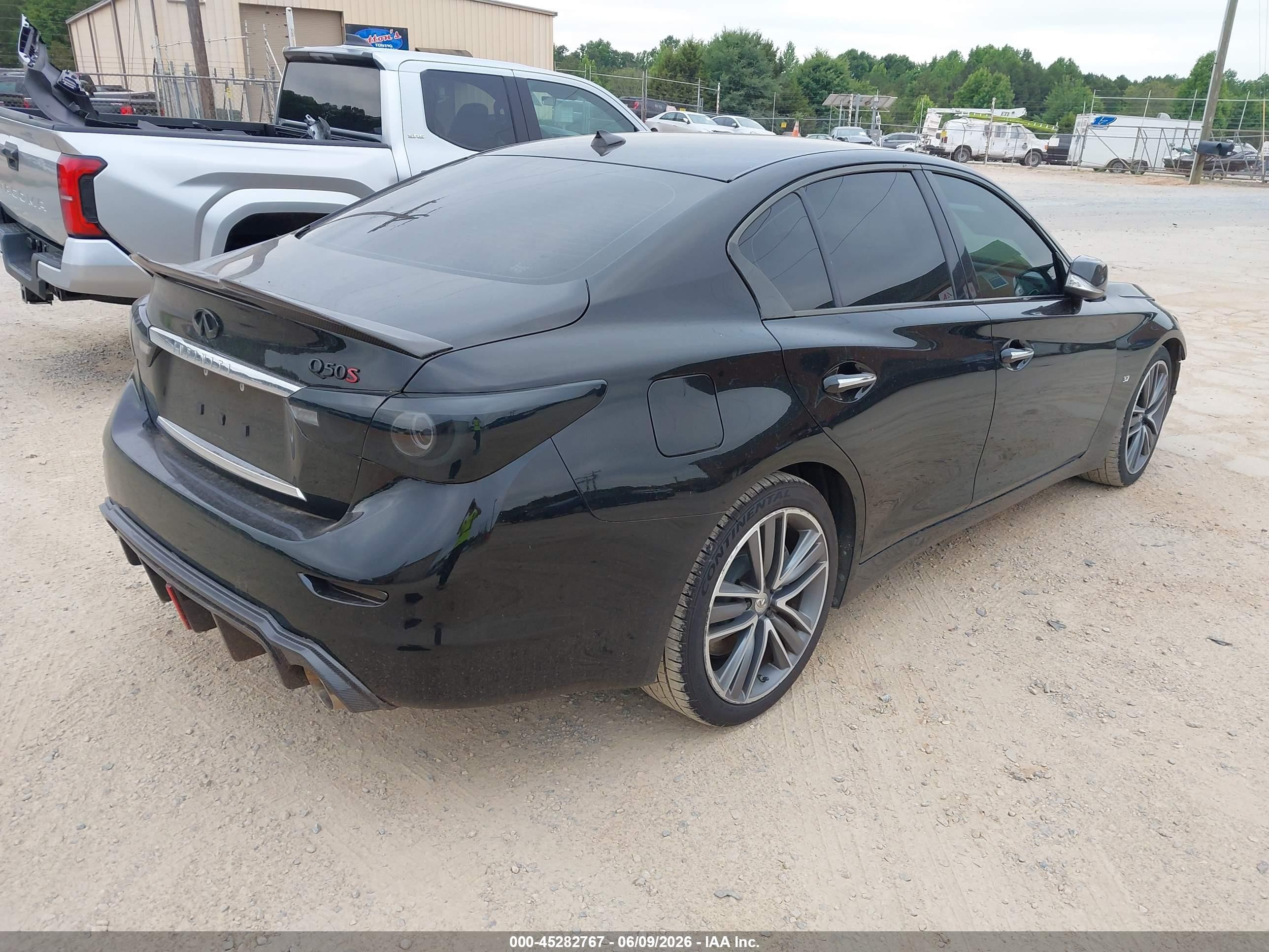 2015 Infiniti Q50 Sport Black vin: JN1BV7AP1FM348957