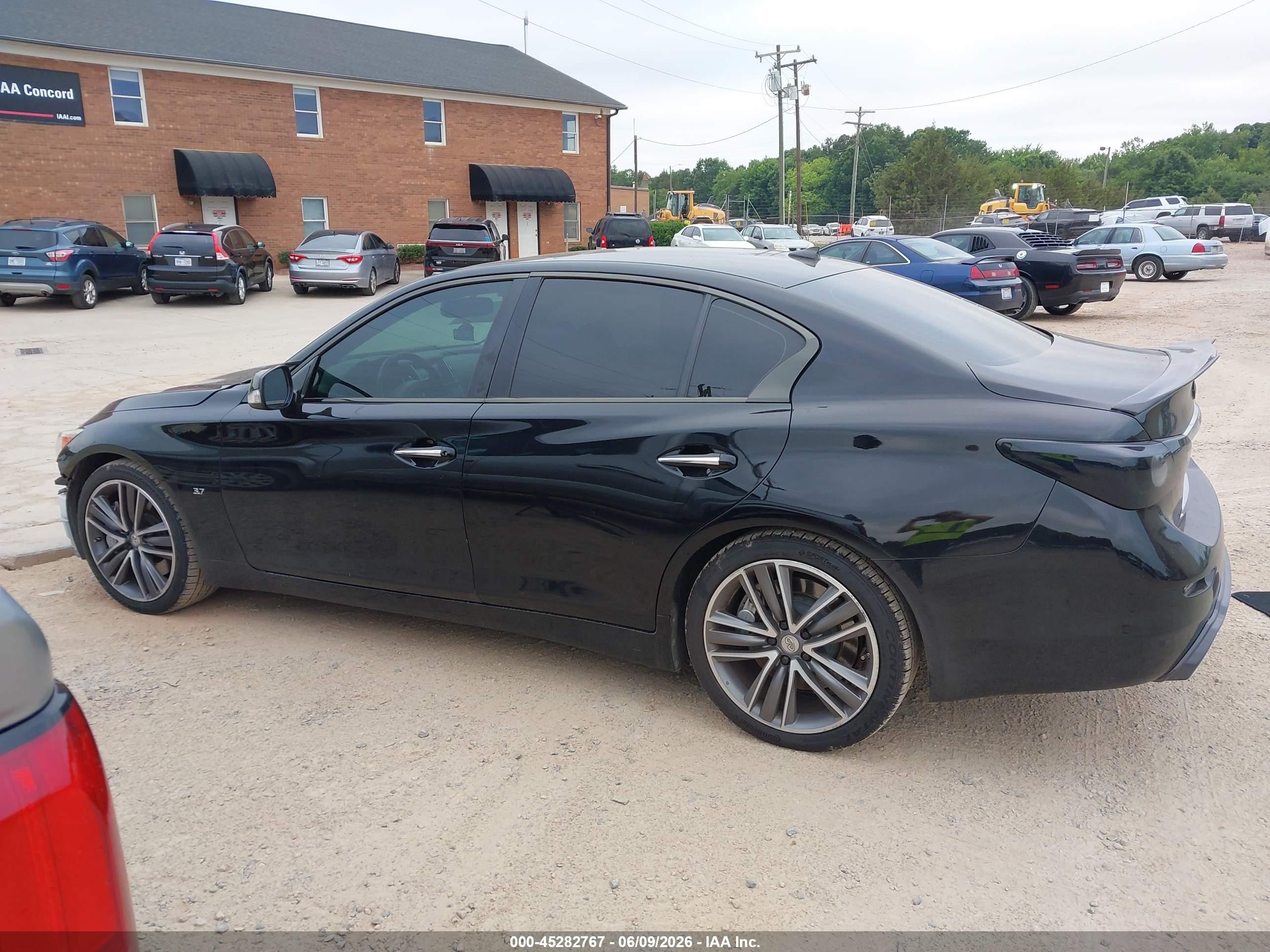 2015 Infiniti Q50 Sport Black vin: JN1BV7AP1FM348957