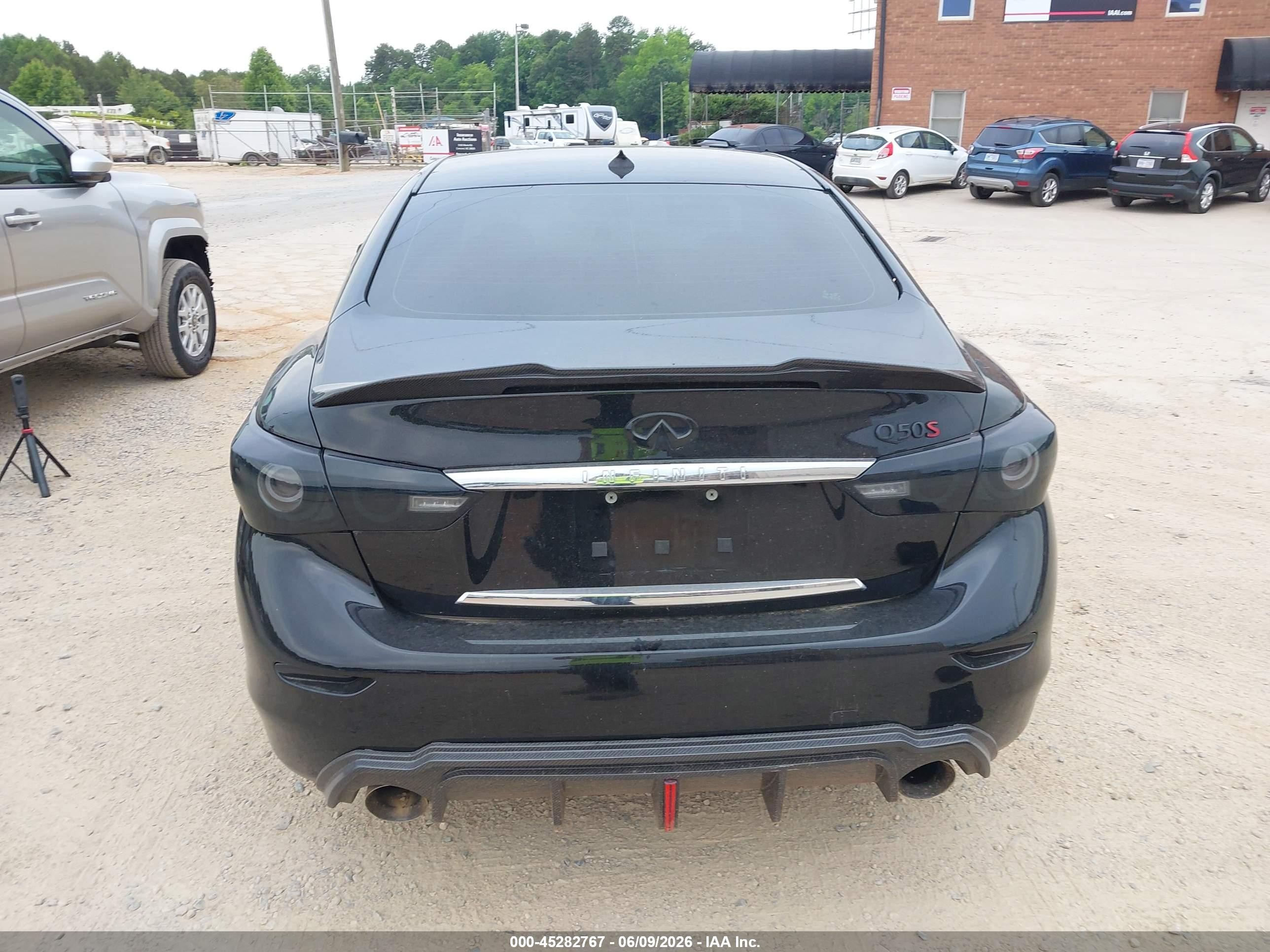 2015 Infiniti Q50 Sport Black vin: JN1BV7AP1FM348957