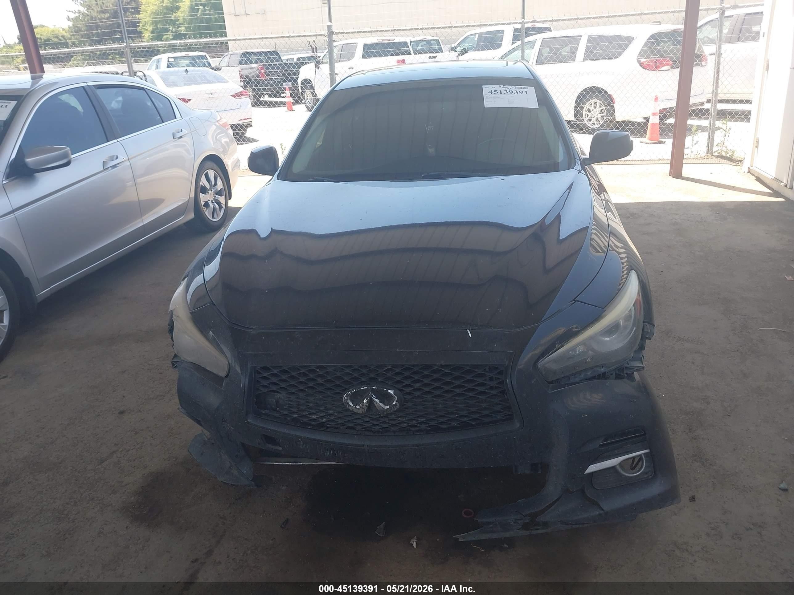 2015 Infiniti Q50 Premium Black vin: JN1BV7AP1FM350899