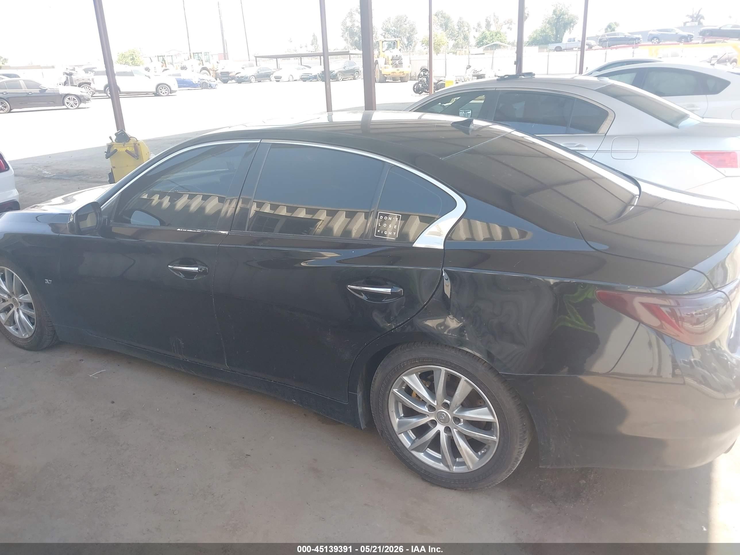 2015 Infiniti Q50 Premium Black vin: JN1BV7AP1FM350899