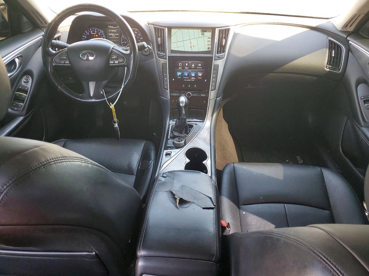 2014 Infiniti Q50 Base Gray vin: JN1BV7AP2EM671400