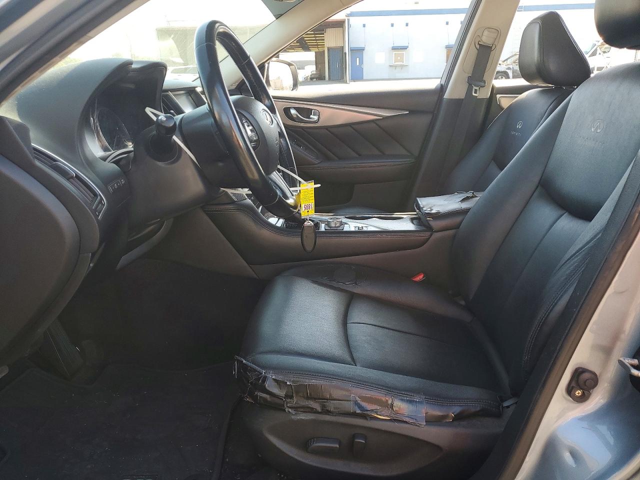 2014 Infiniti Q50 Base Gray vin: JN1BV7AP2EM671400