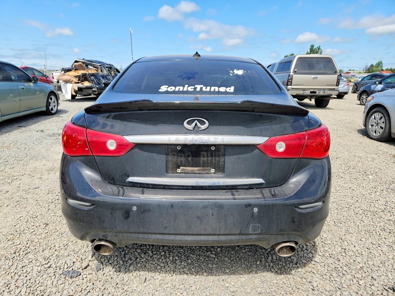 2014 Infiniti Q50 Base Black vin: JN1BV7AP2EM671526
