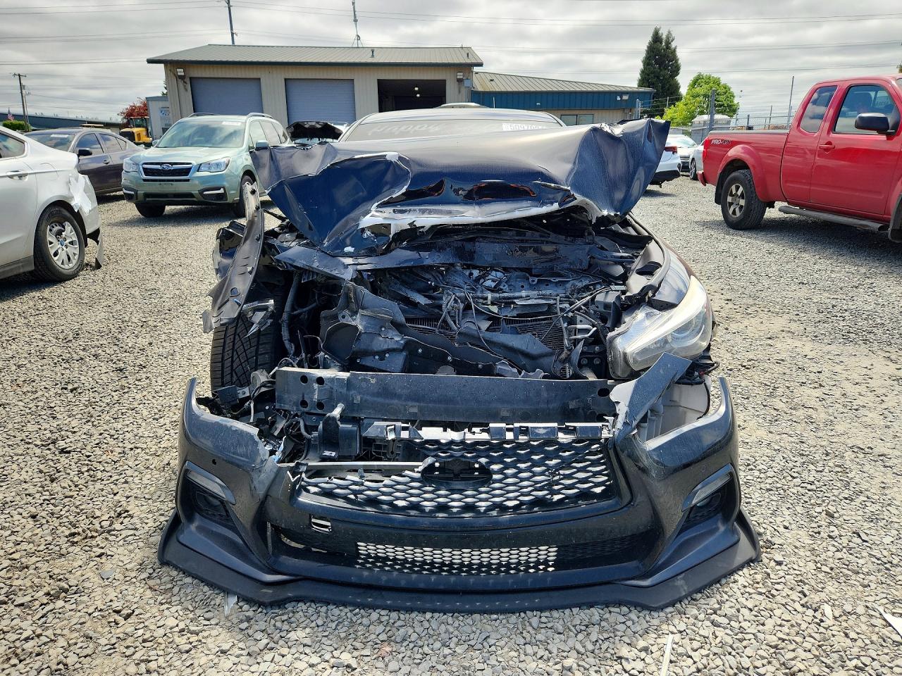 2014 Infiniti Q50 Base Black vin: JN1BV7AP2EM671526