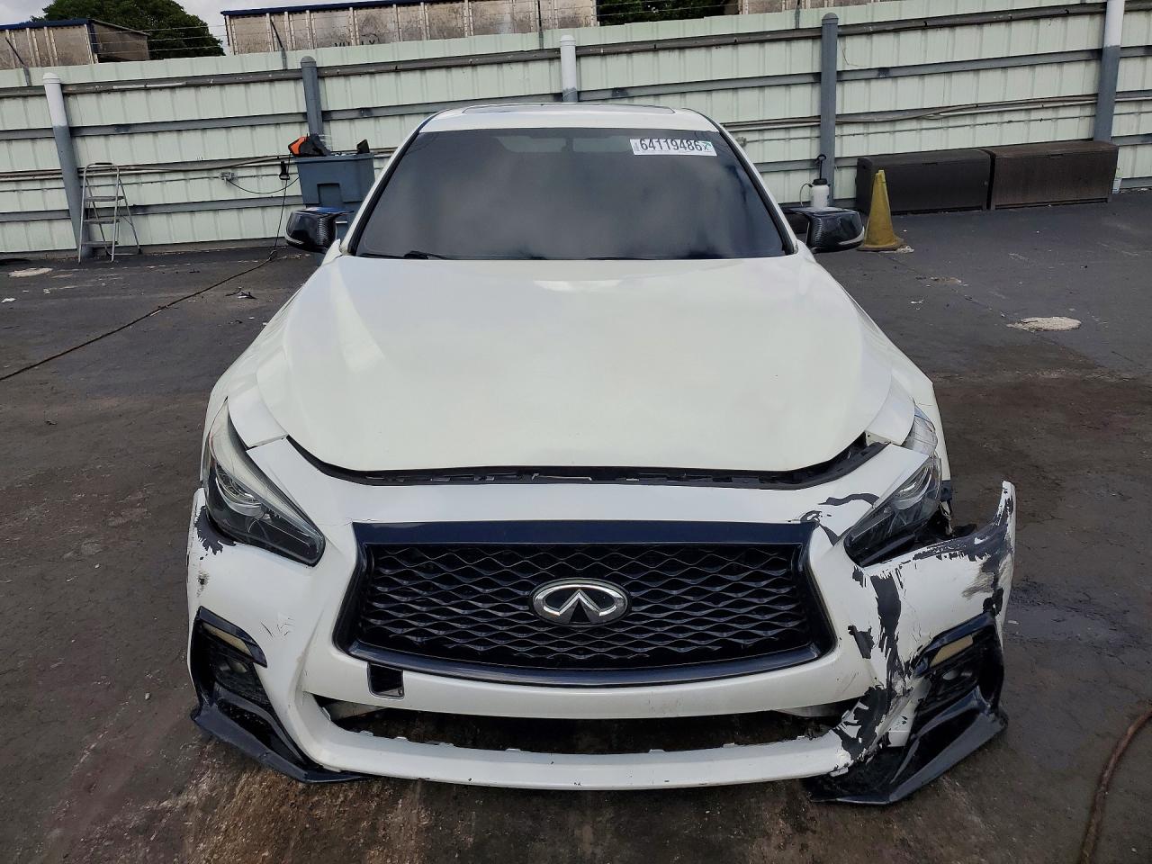 2014 Infiniti Q50 Base White vin: JN1BV7AP2EM671929
