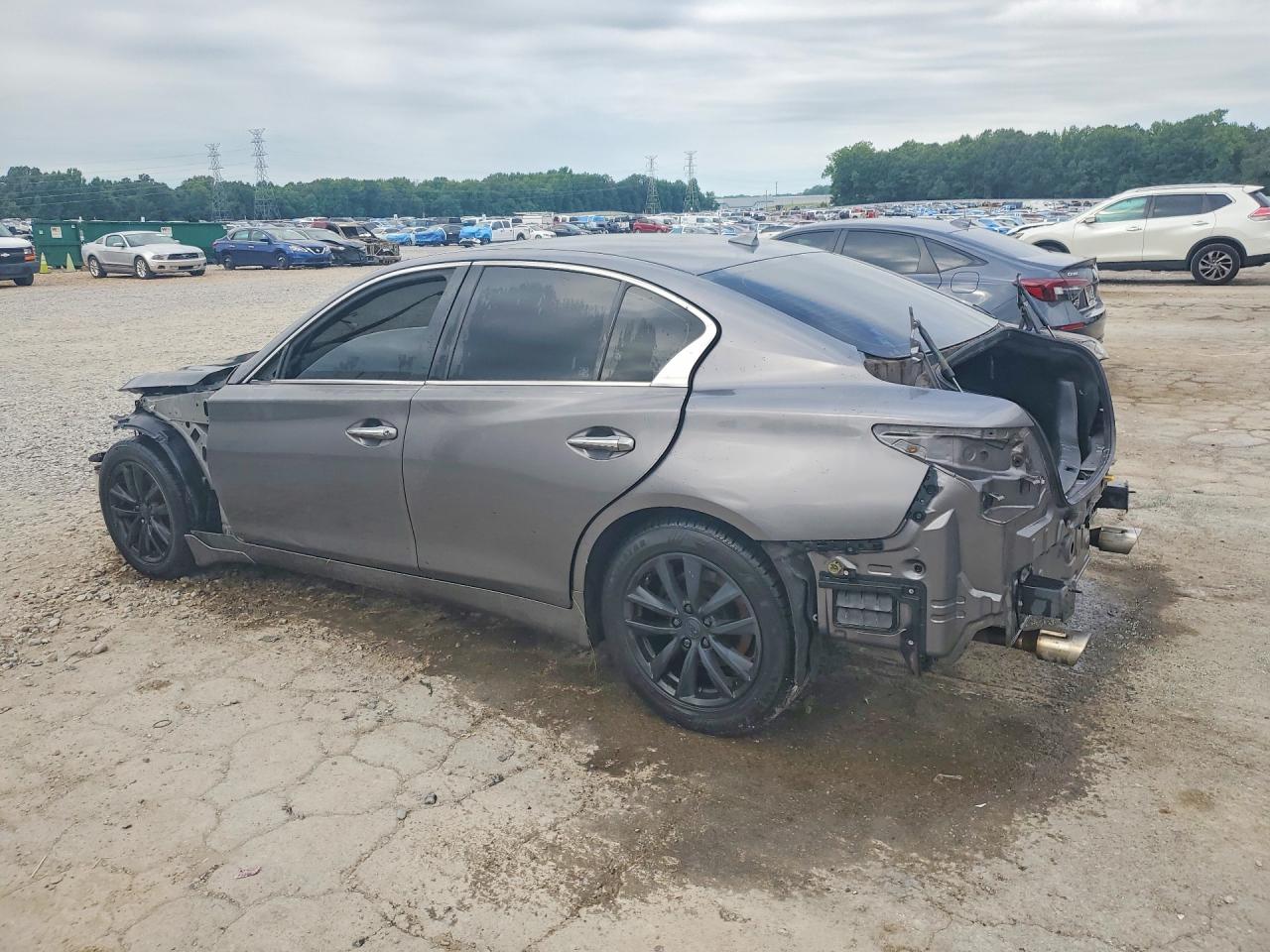 2014 Infiniti Q50 Base/premium/sport Серый vin: JN1BV7AP2EM677049