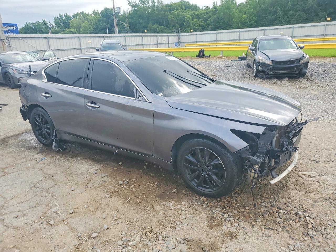 2014 Infiniti Q50 Base/premium/sport Серый vin: JN1BV7AP2EM677049