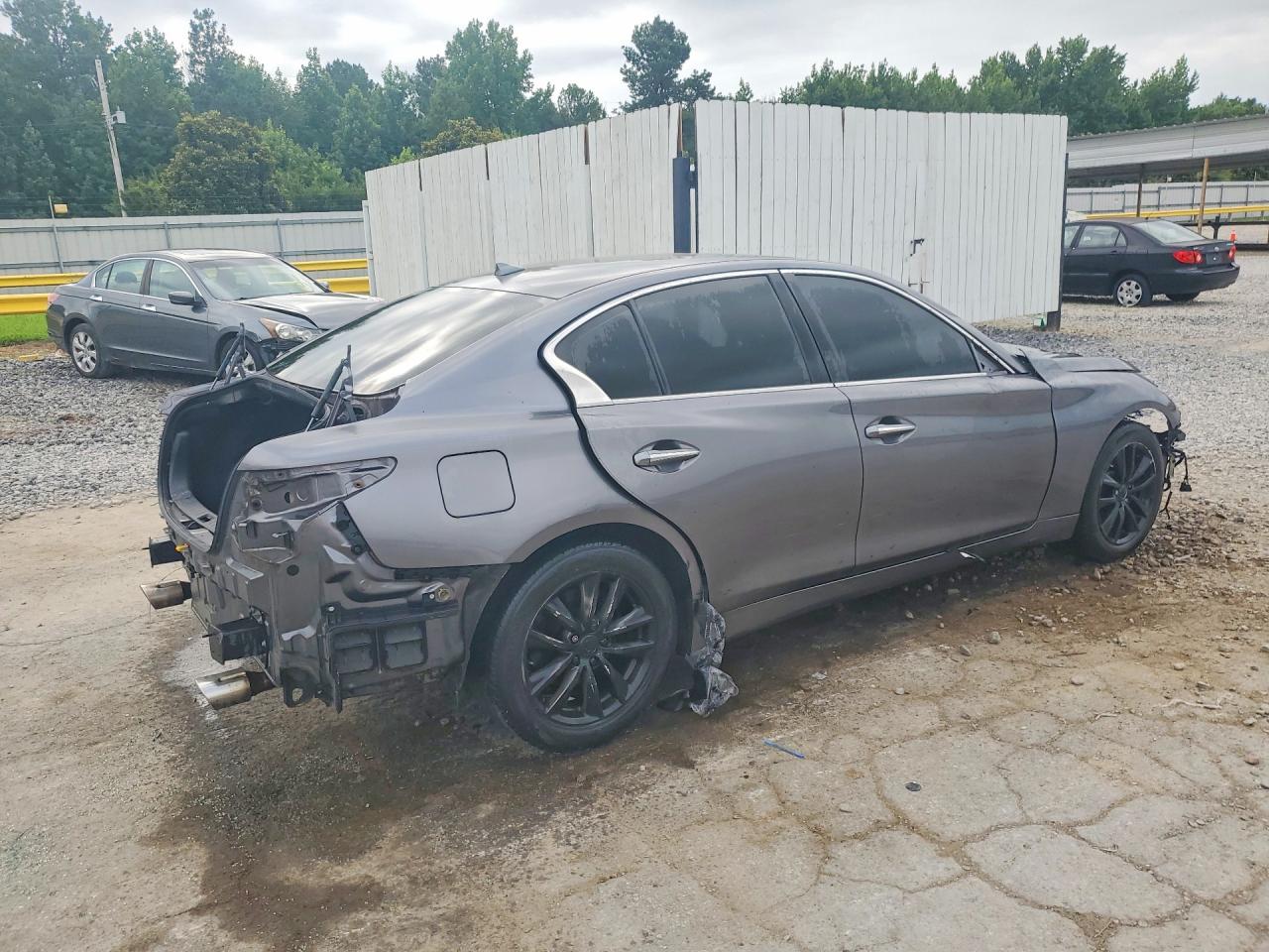 2014 Infiniti Q50 Base/premium/sport Серый vin: JN1BV7AP2EM677049