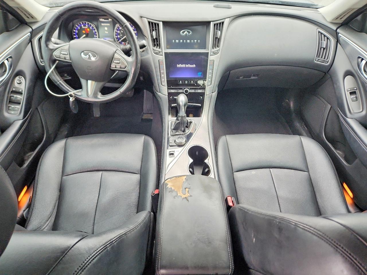2014 Infiniti Q50 Premium Черный vin: JN1BV7AP2EM682672