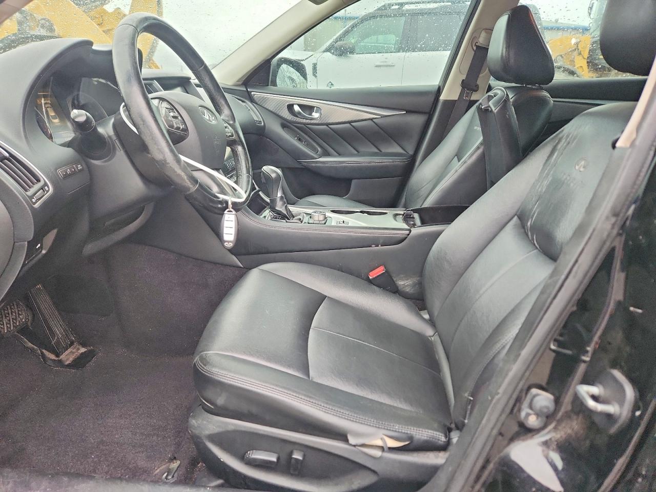 2014 Infiniti Q50 Premium Черный vin: JN1BV7AP2EM682672