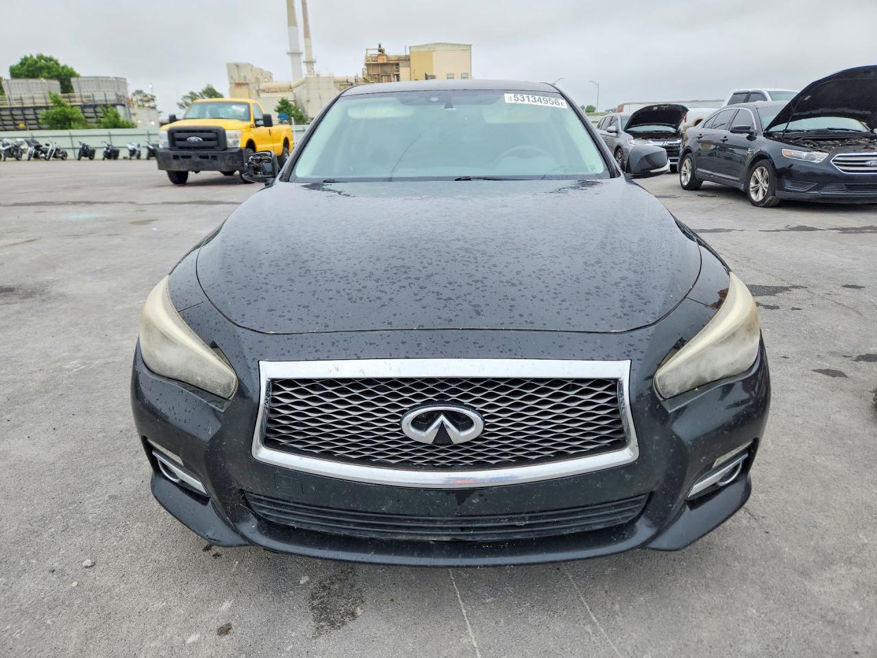 2014 Infiniti Q50 Premium Черный vin: JN1BV7AP2EM682672