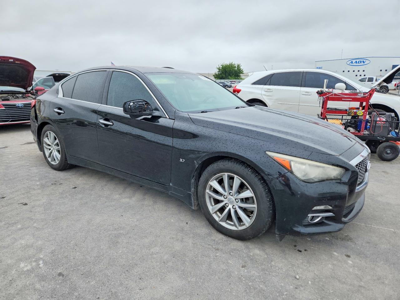 2014 Infiniti Q50 Premium Черный vin: JN1BV7AP2EM682672