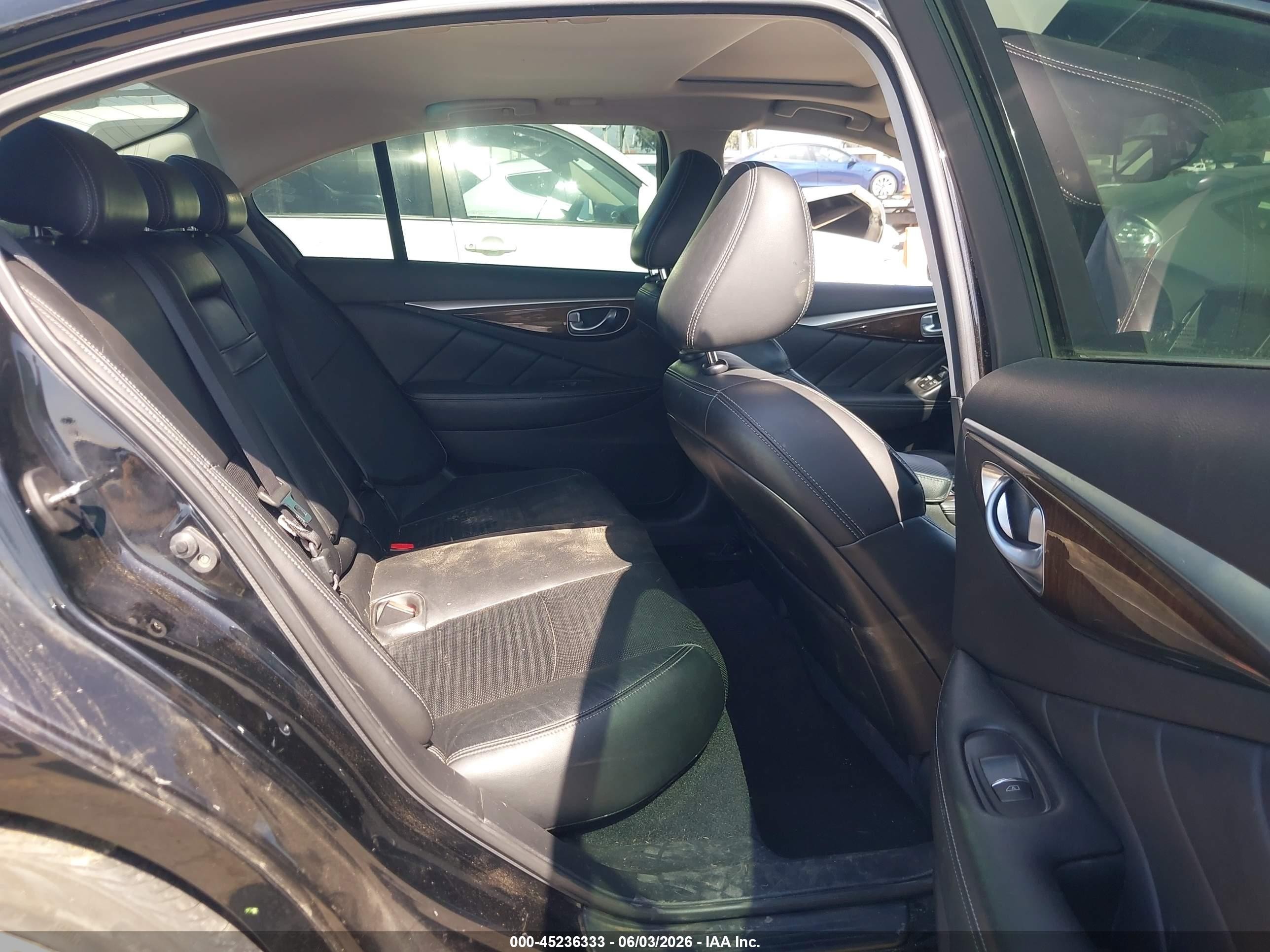 2014 Infiniti Q50 Sport Black vin: JN1BV7AP2EM685040