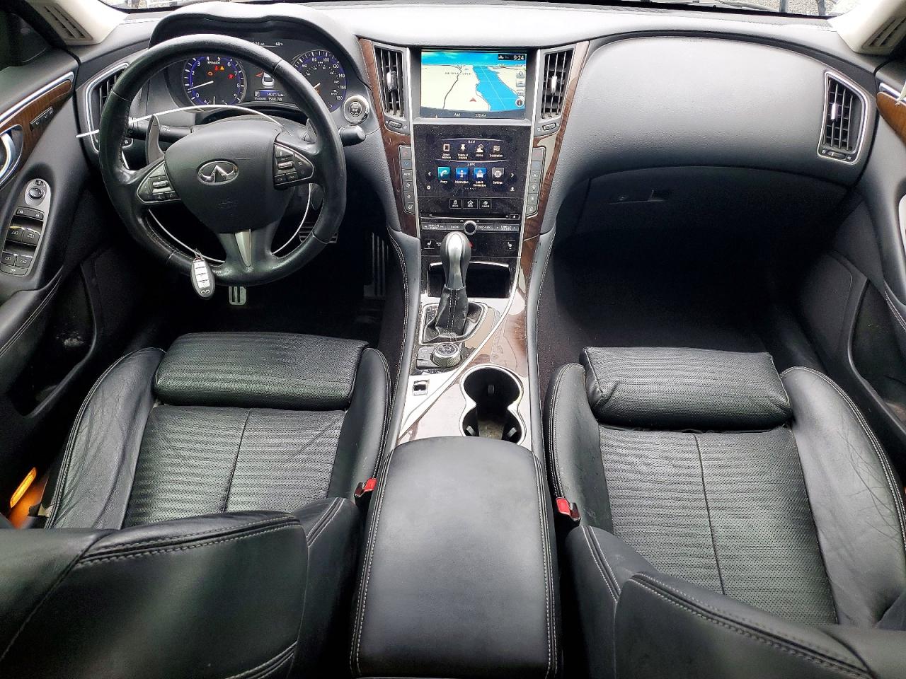 2014 Infiniti Q50 Sport Black vin: JN1BV7AP2EM690142