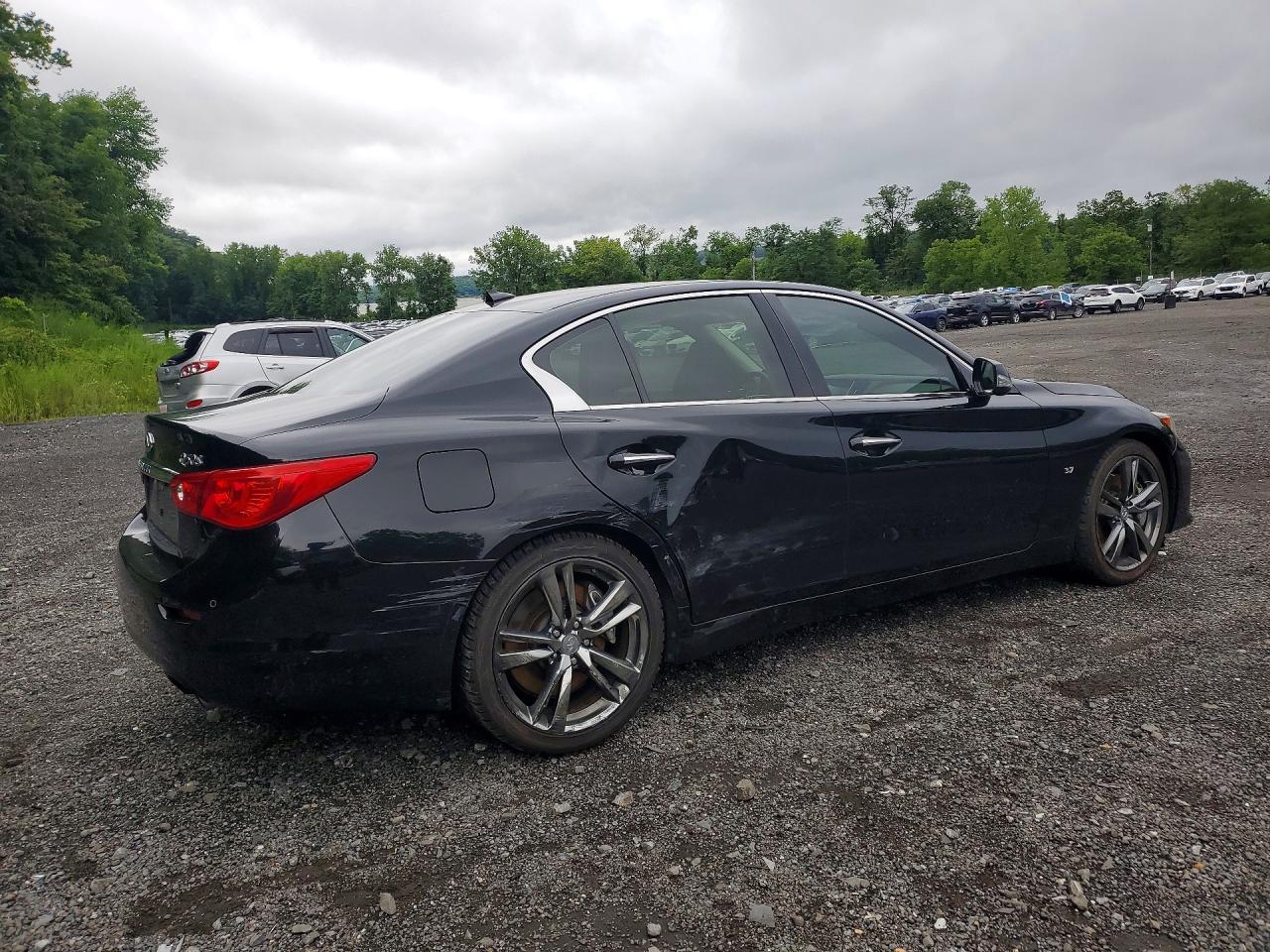 2014 Infiniti Q50 Sport Black vin: JN1BV7AP2EM690142