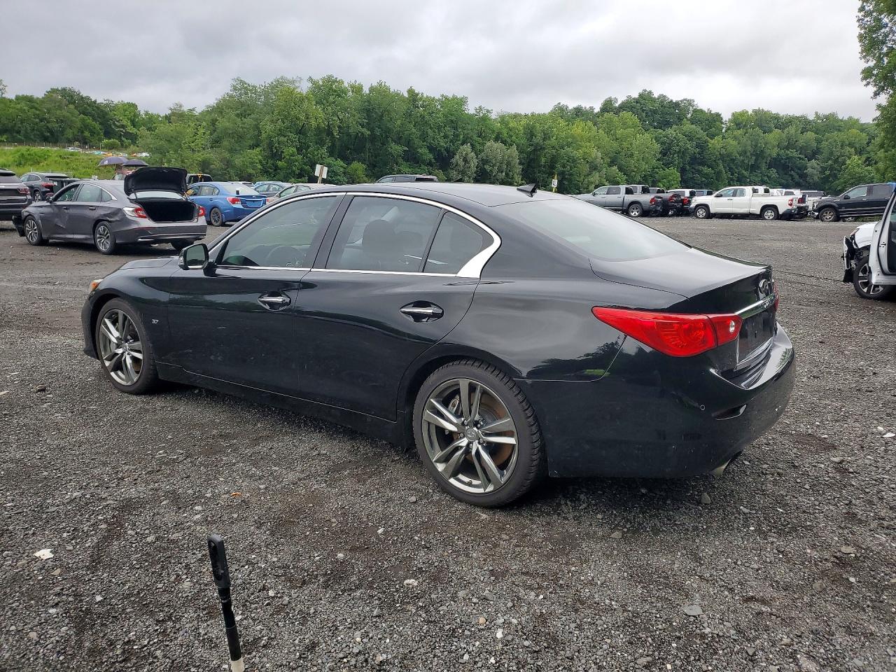 2014 Infiniti Q50 Sport Black vin: JN1BV7AP2EM690142