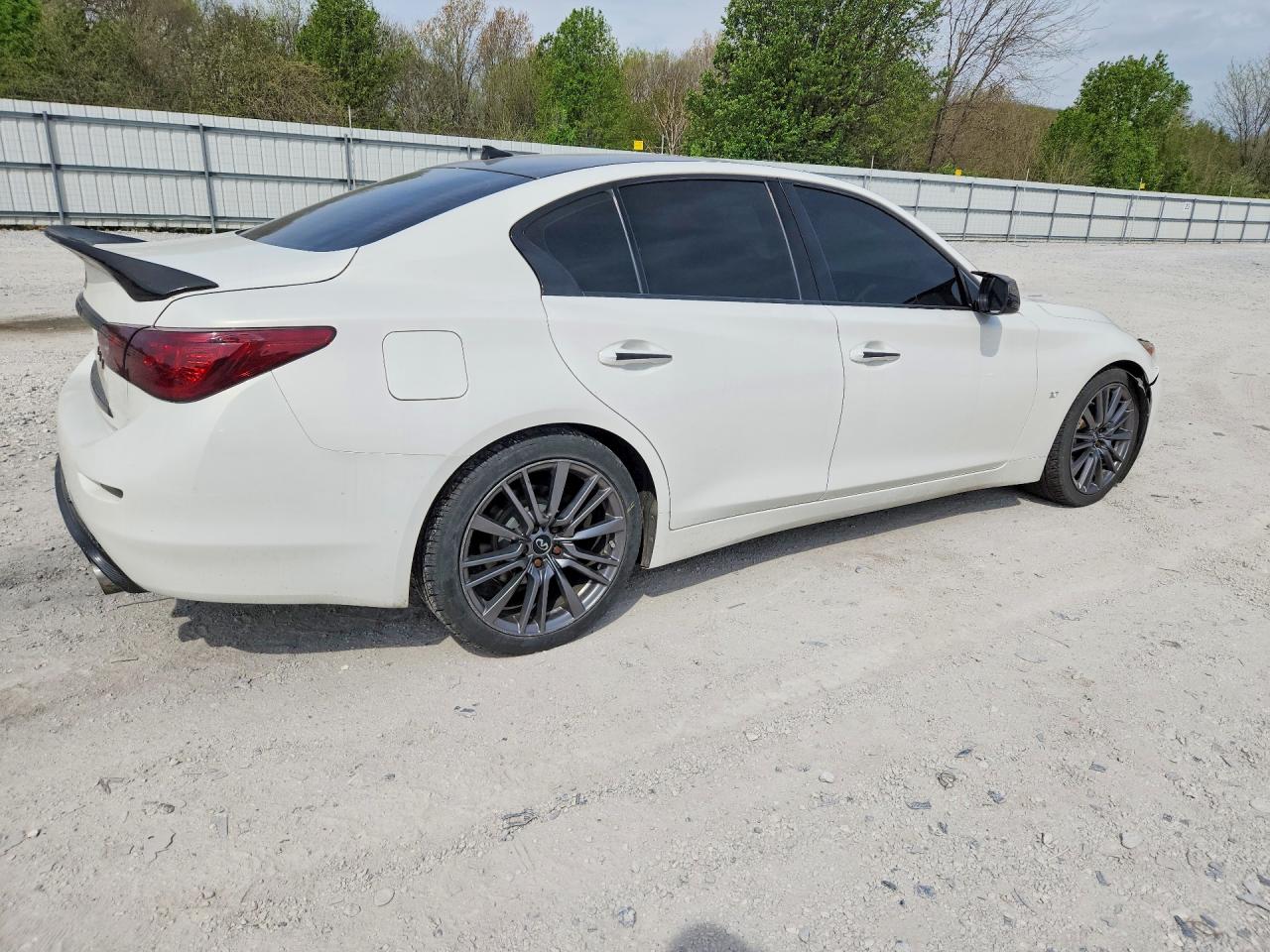 2014 Infiniti Q50 Premium White vin: JN1BV7AP2EM690352