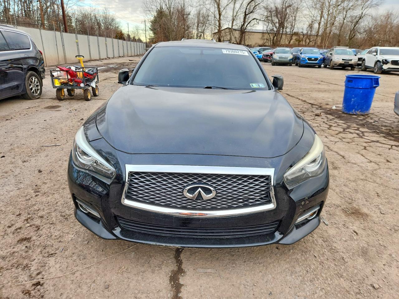 2015 Infiniti Q50 Premium Черный vin: JN1BV7AP2FM330323