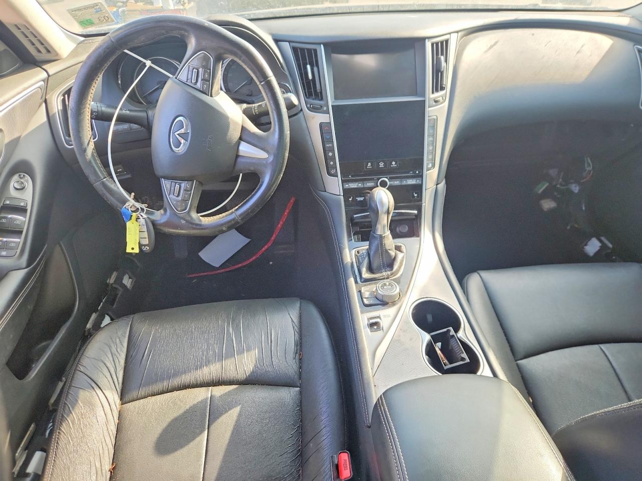 2015 Infiniti Q50 Premium Gray vin: JN1BV7AP2FM332525