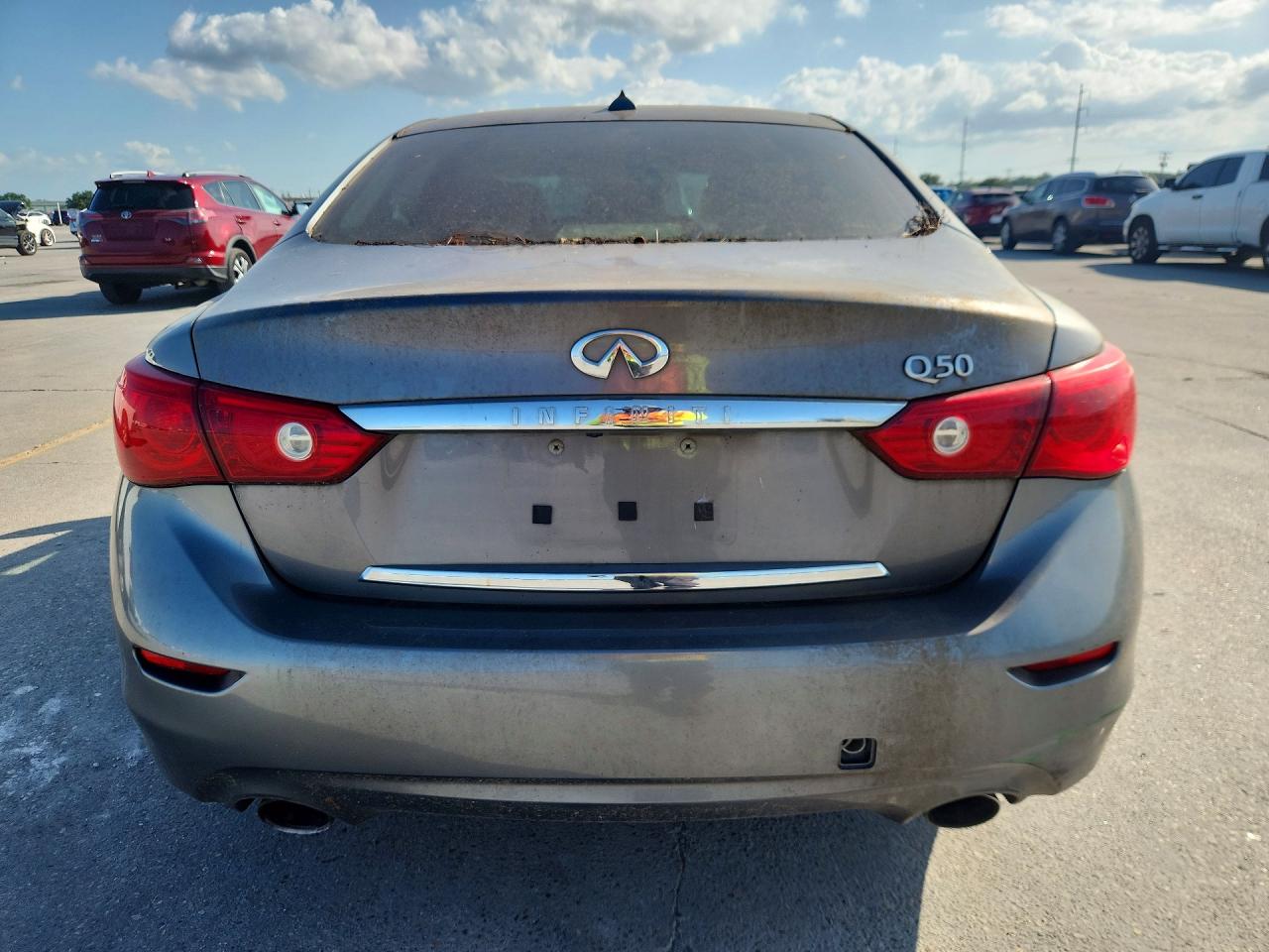 2015 Infiniti Q50 Premium Gray vin: JN1BV7AP2FM332525