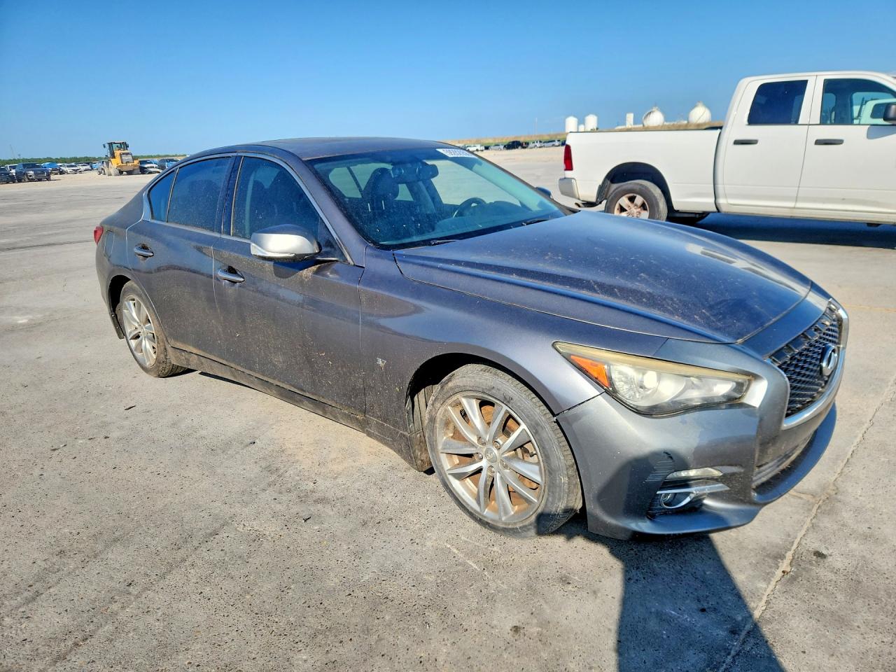 2015 Infiniti Q50 Premium Gray vin: JN1BV7AP2FM332525
