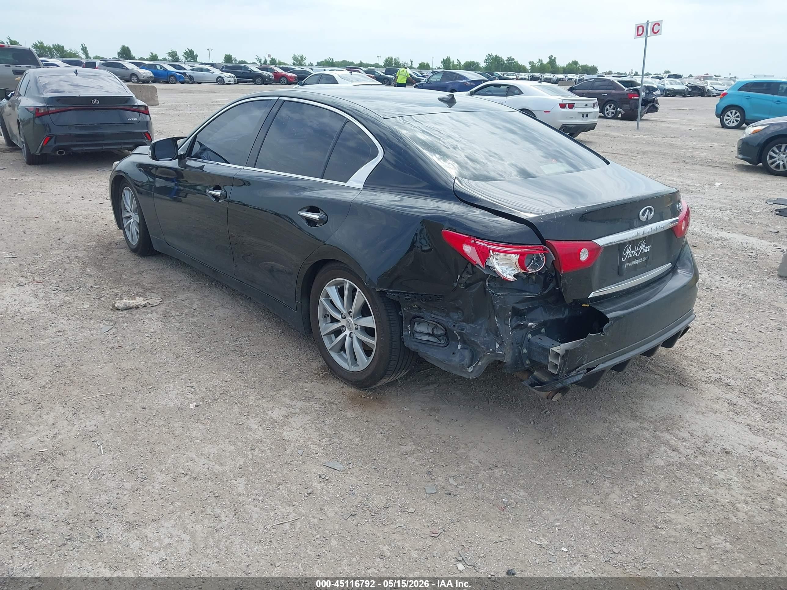 2015 Infiniti Q50 Premium Black vin: JN1BV7AP2FM337434