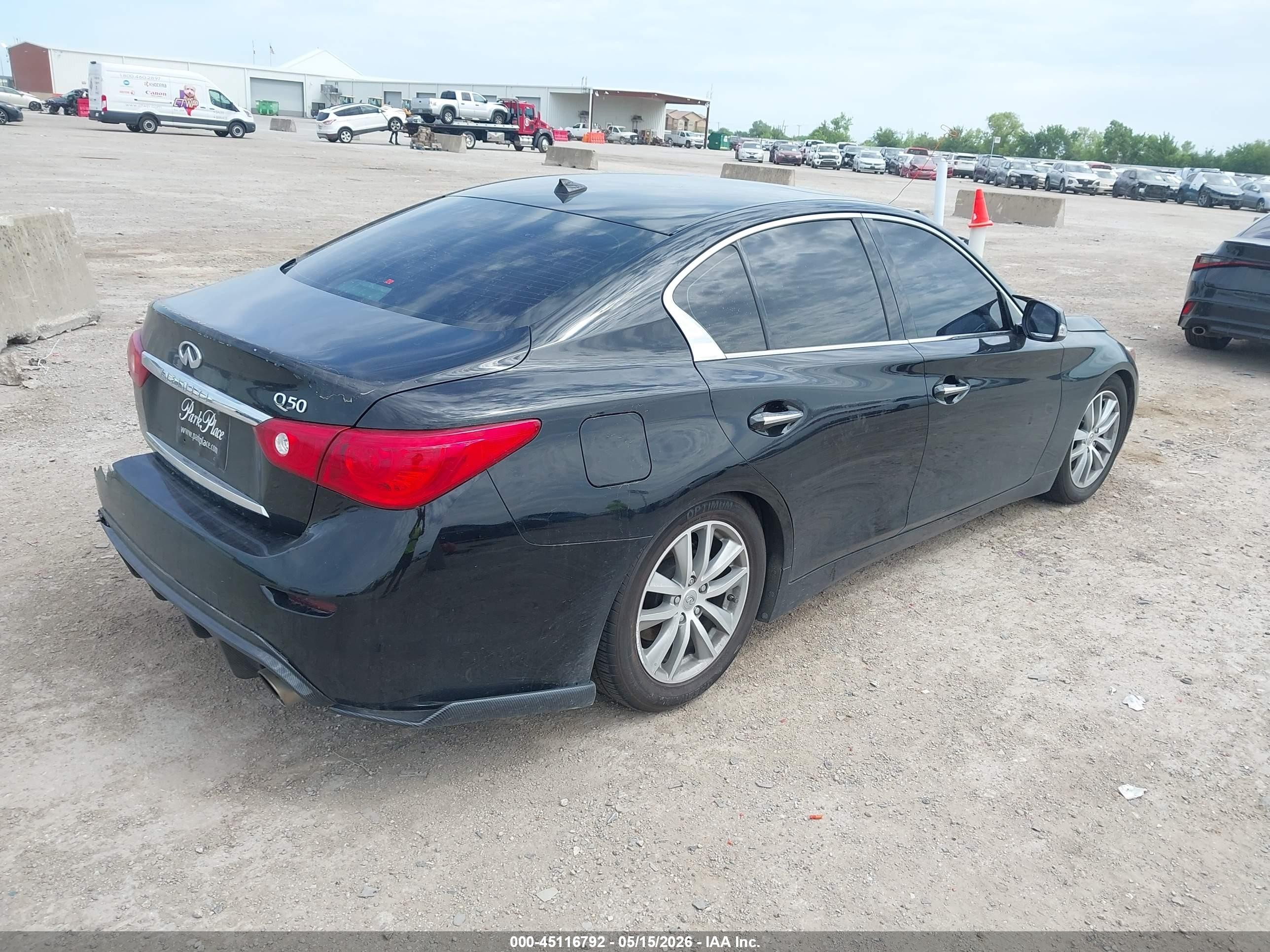 2015 Infiniti Q50 Premium Black vin: JN1BV7AP2FM337434