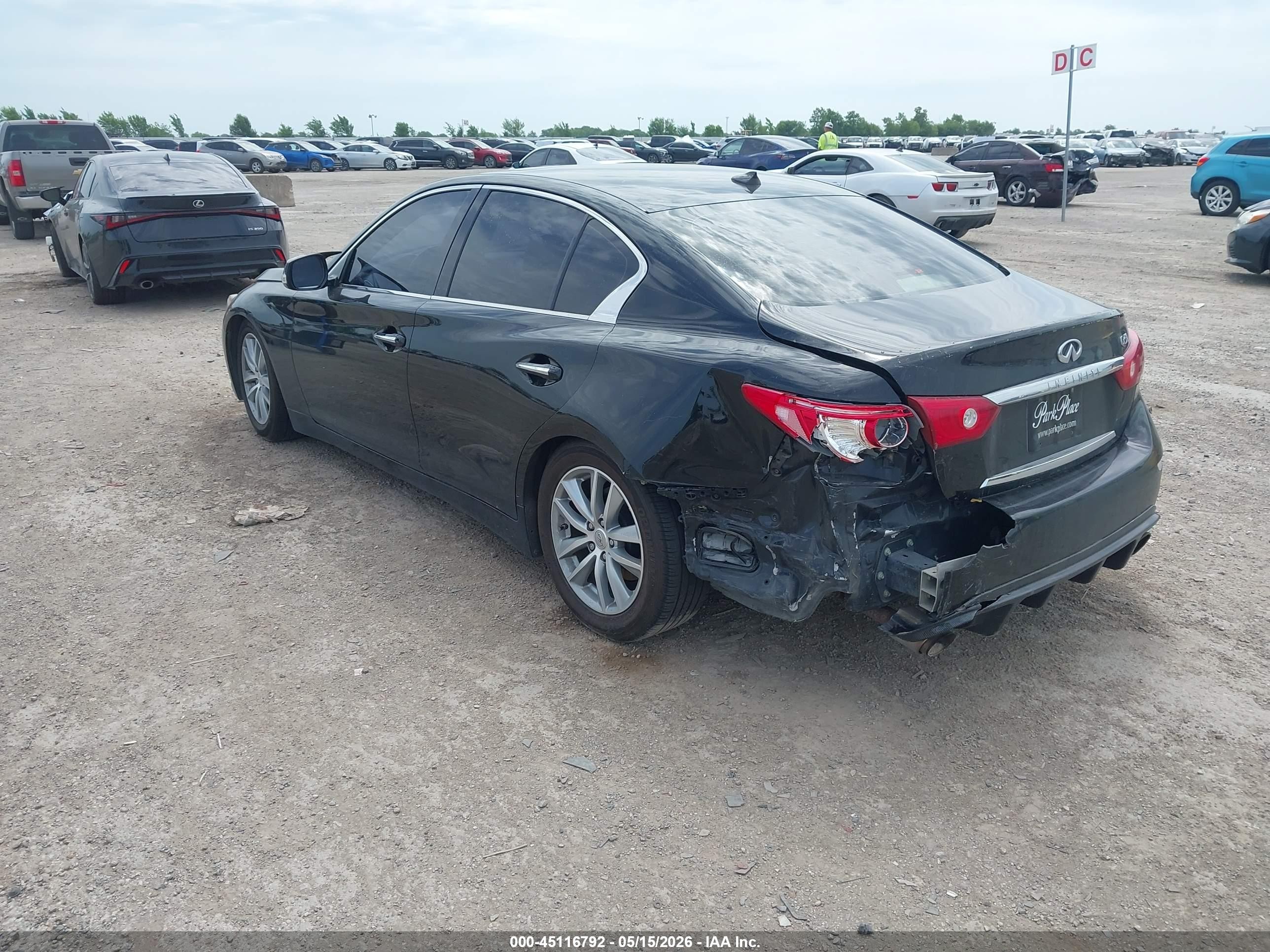2015 Infiniti Q50 Premium Black vin: JN1BV7AP2FM337434