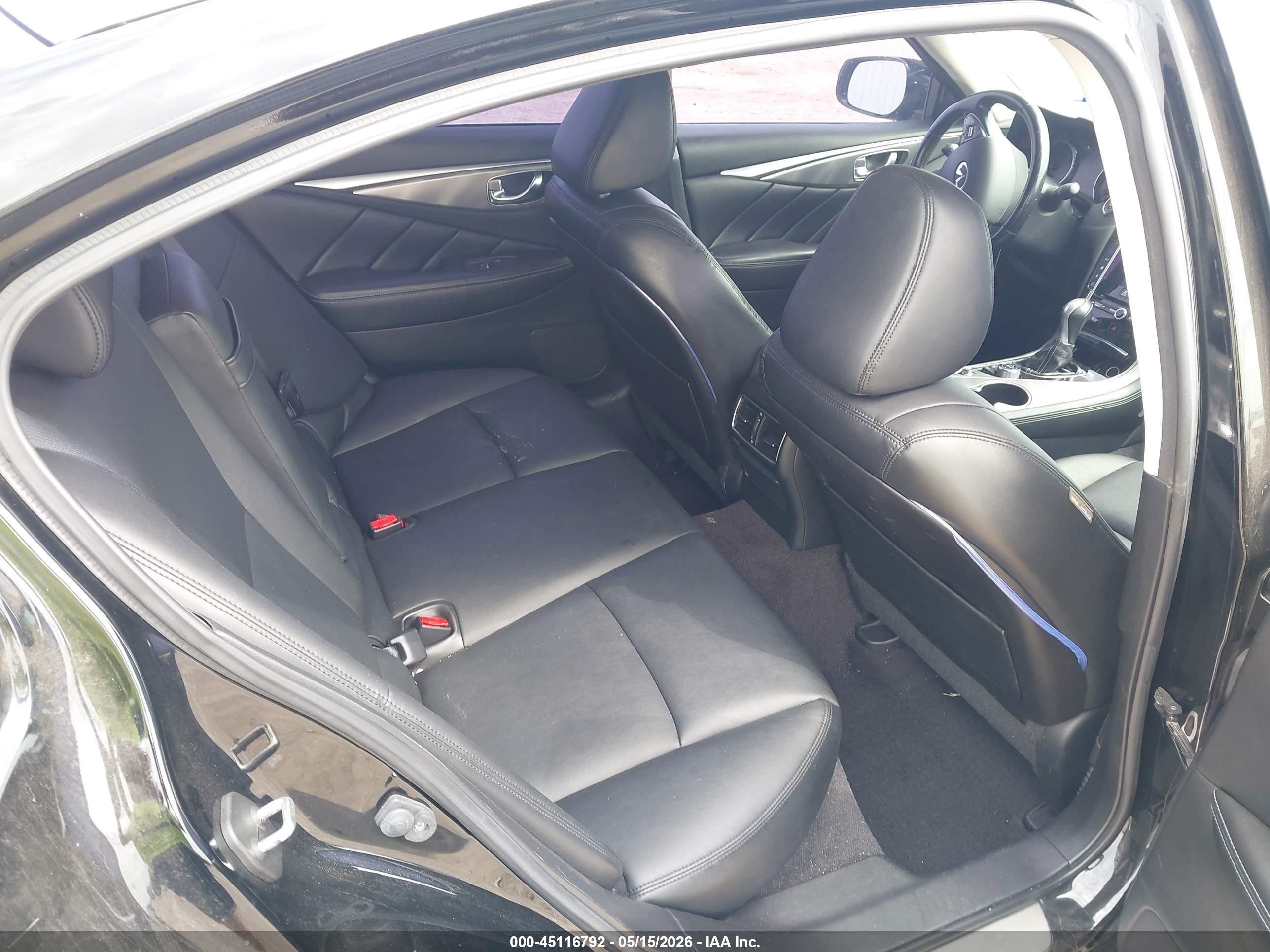2015 Infiniti Q50 Premium Black vin: JN1BV7AP2FM337434