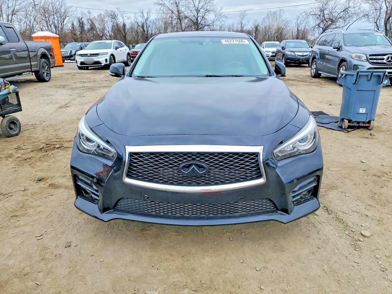 2015 Infiniti Q50 Sport Black vin: JN1BV7AR7FM422593