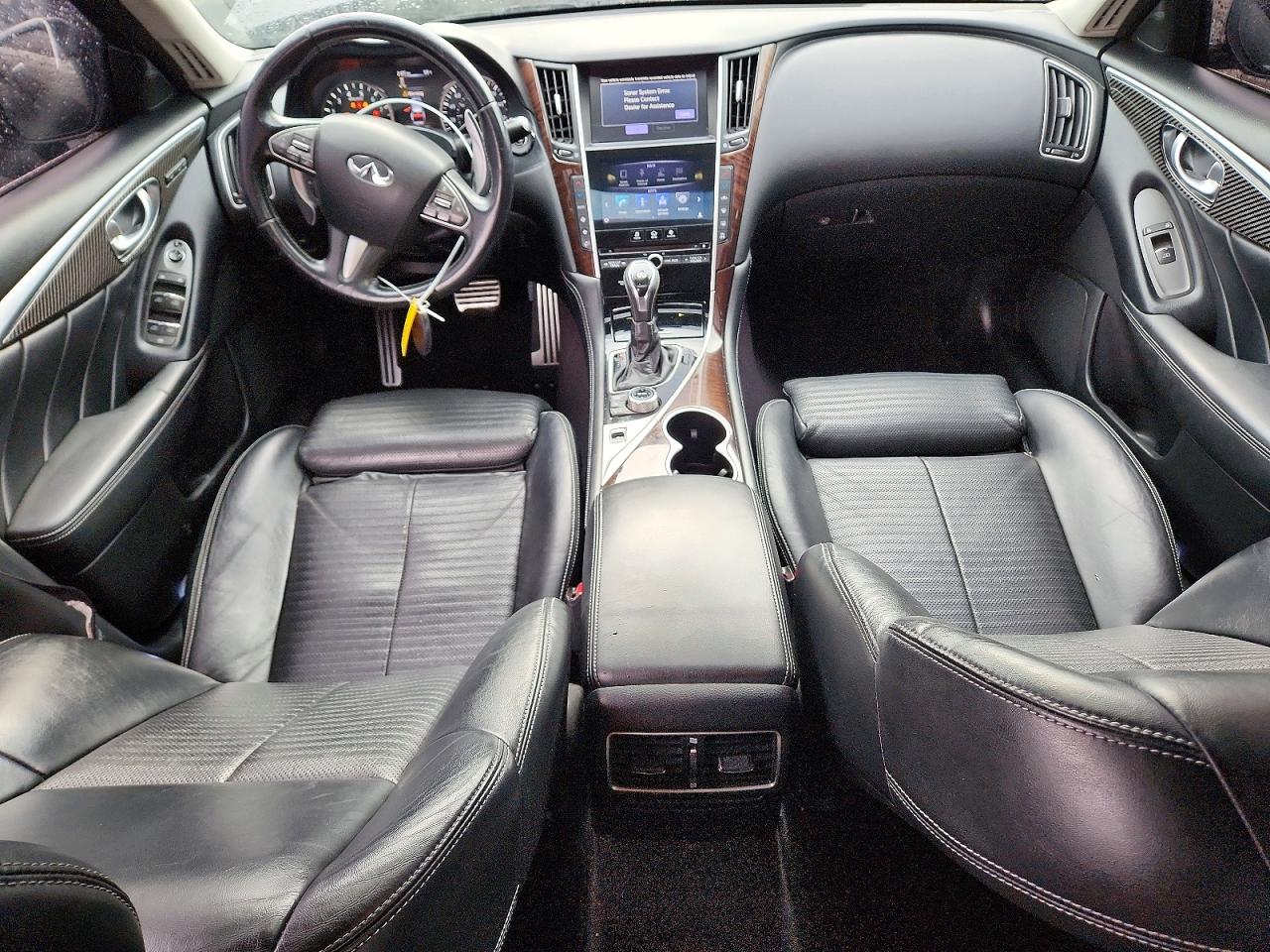 2015 Infiniti Q50 Sport Black vin: JN1BV7AR7FM422593