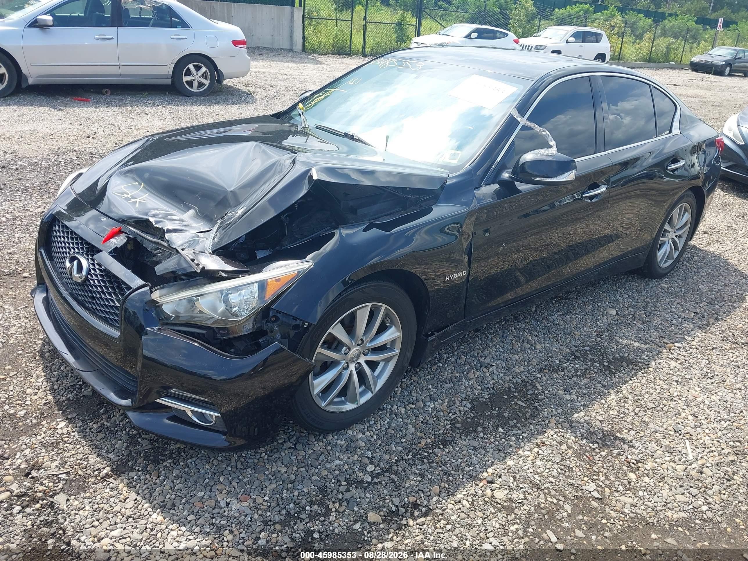2015 Infiniti Q50 Premium Black vin: JN1BV7AP2FM340902