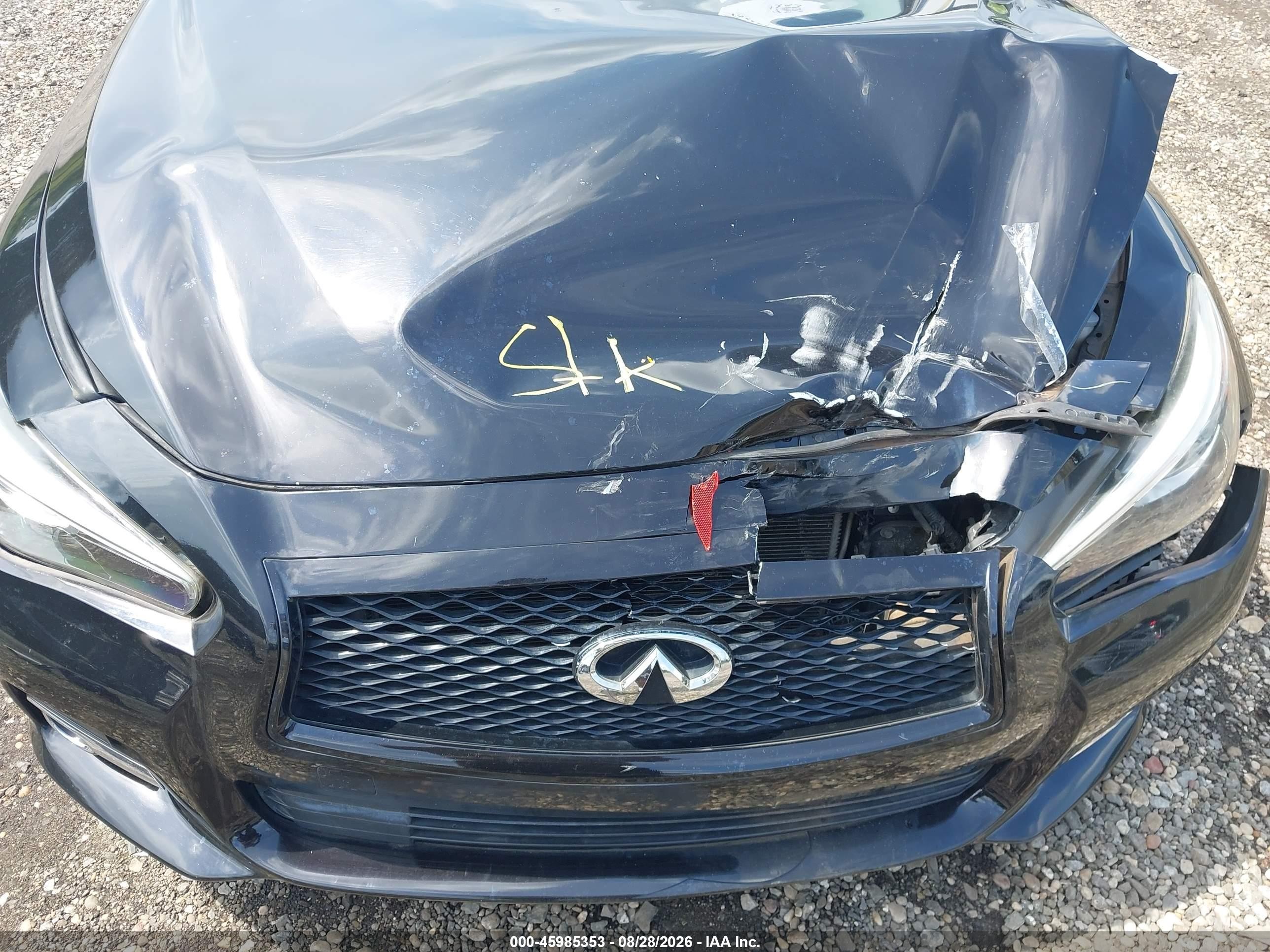 2015 Infiniti Q50 Premium Black vin: JN1BV7AP2FM340902
