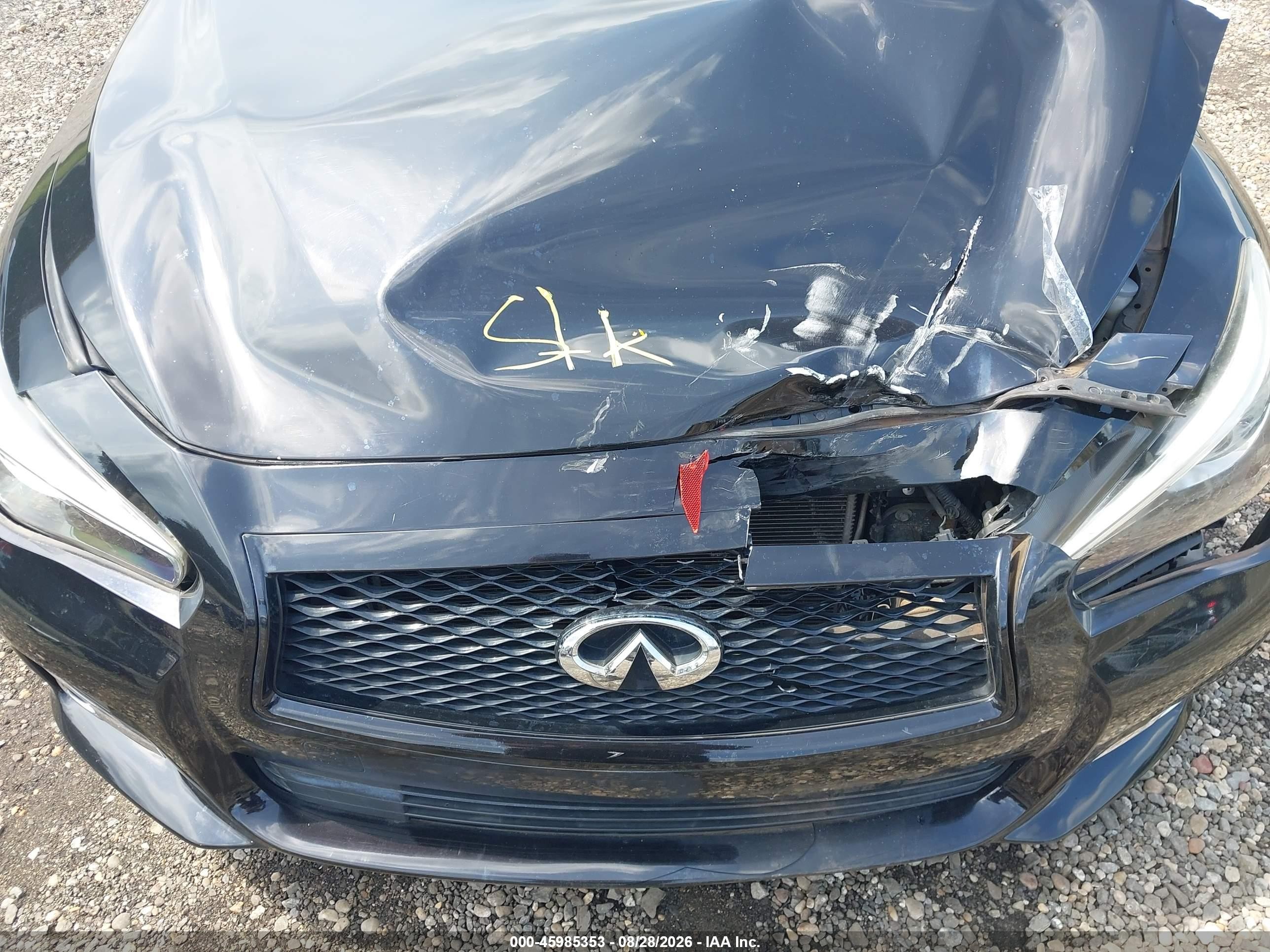 2015 Infiniti Q50 Premium Black vin: JN1BV7AP2FM340902