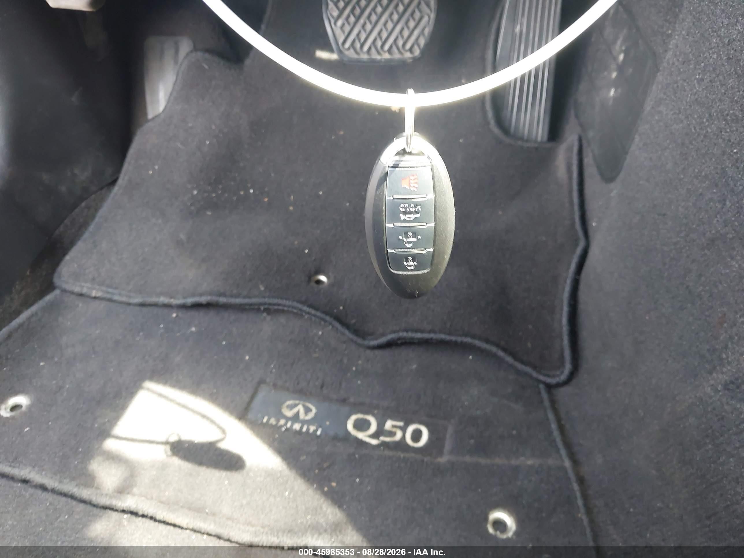 2015 Infiniti Q50 Premium Black vin: JN1BV7AP2FM340902
