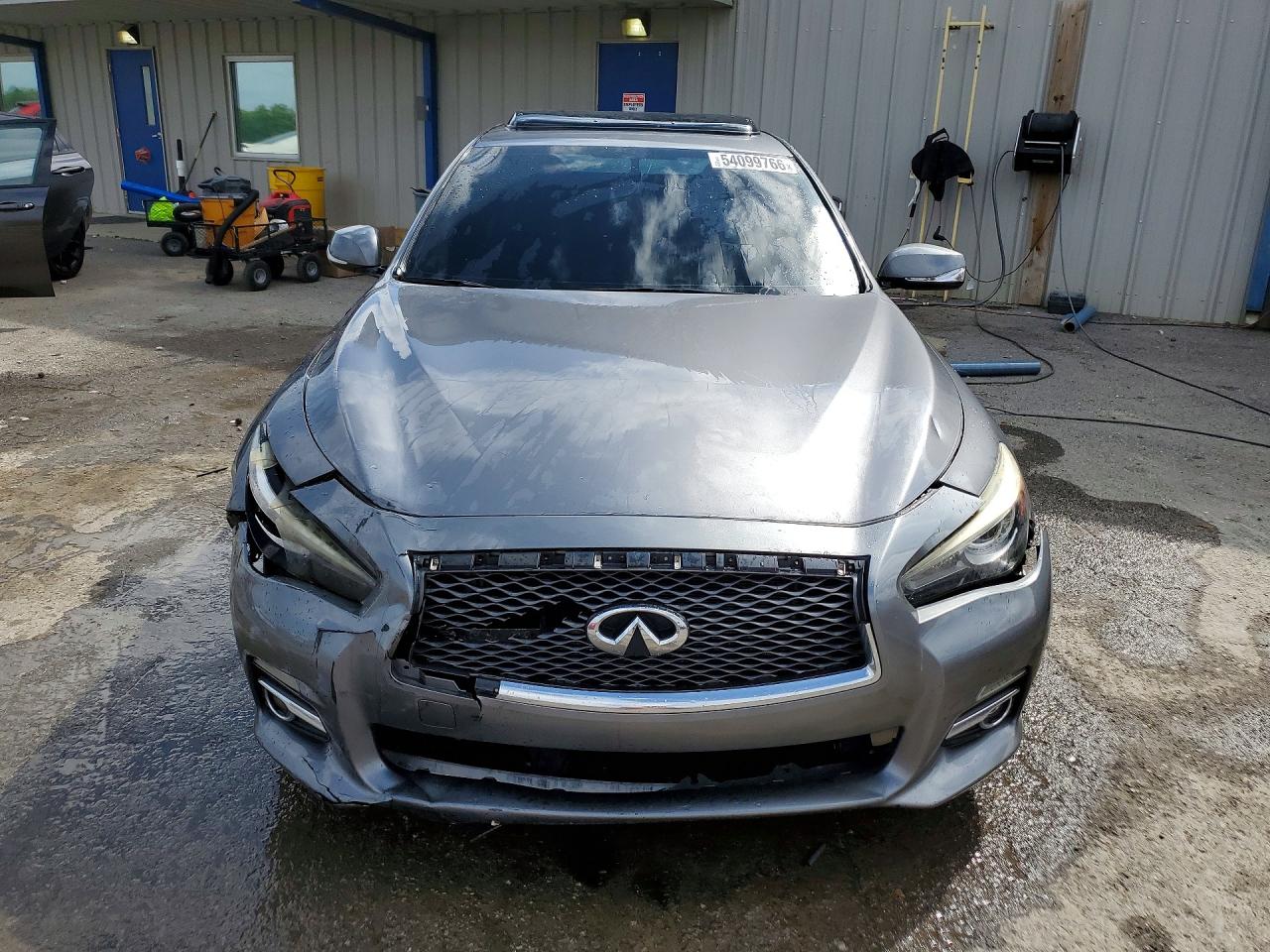 2015 Infiniti Q50 Premium Gray vin: JN1BV7AP2FM341113