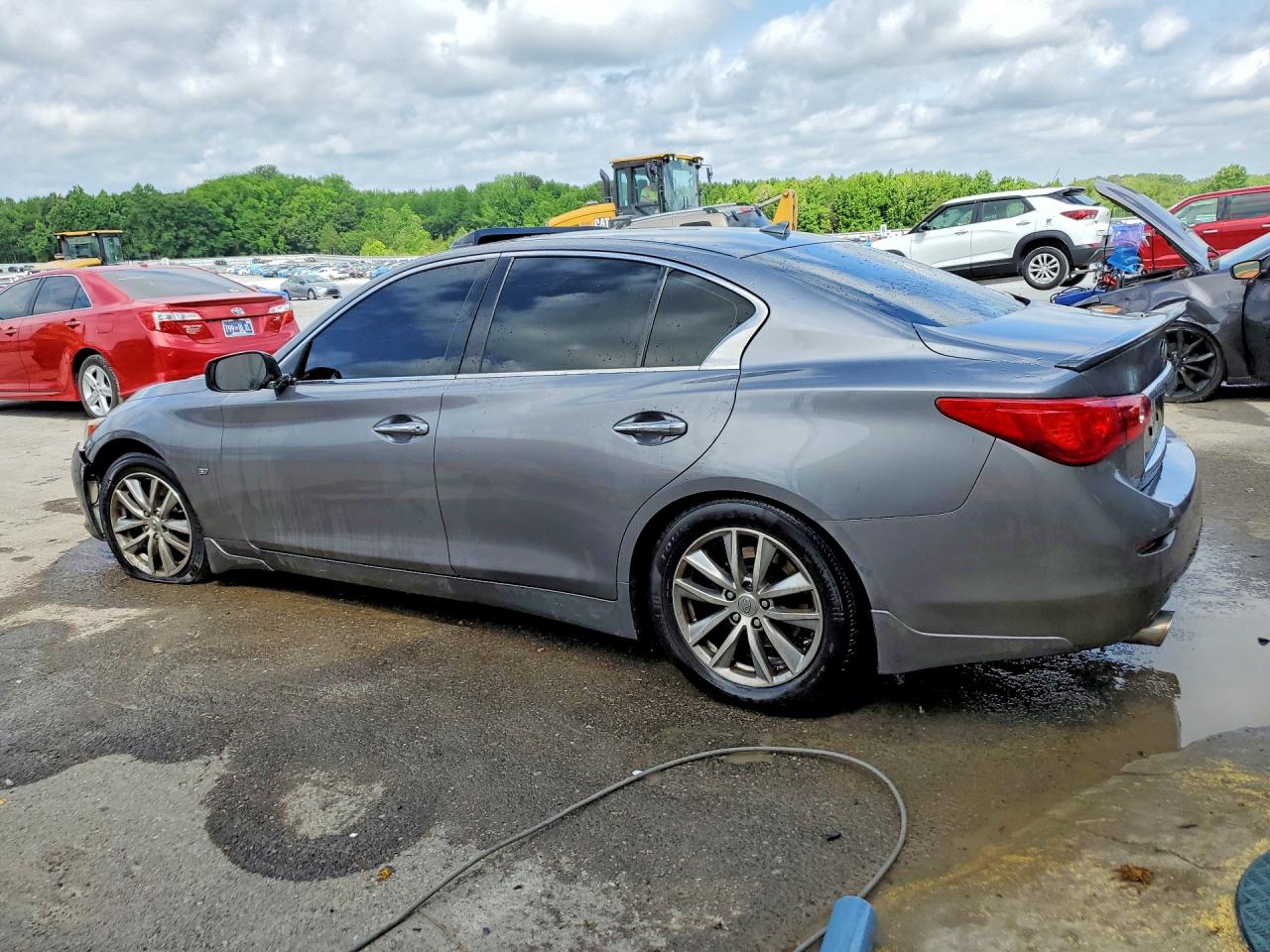 2015 Infiniti Q50 Premium Gray vin: JN1BV7AP2FM341113