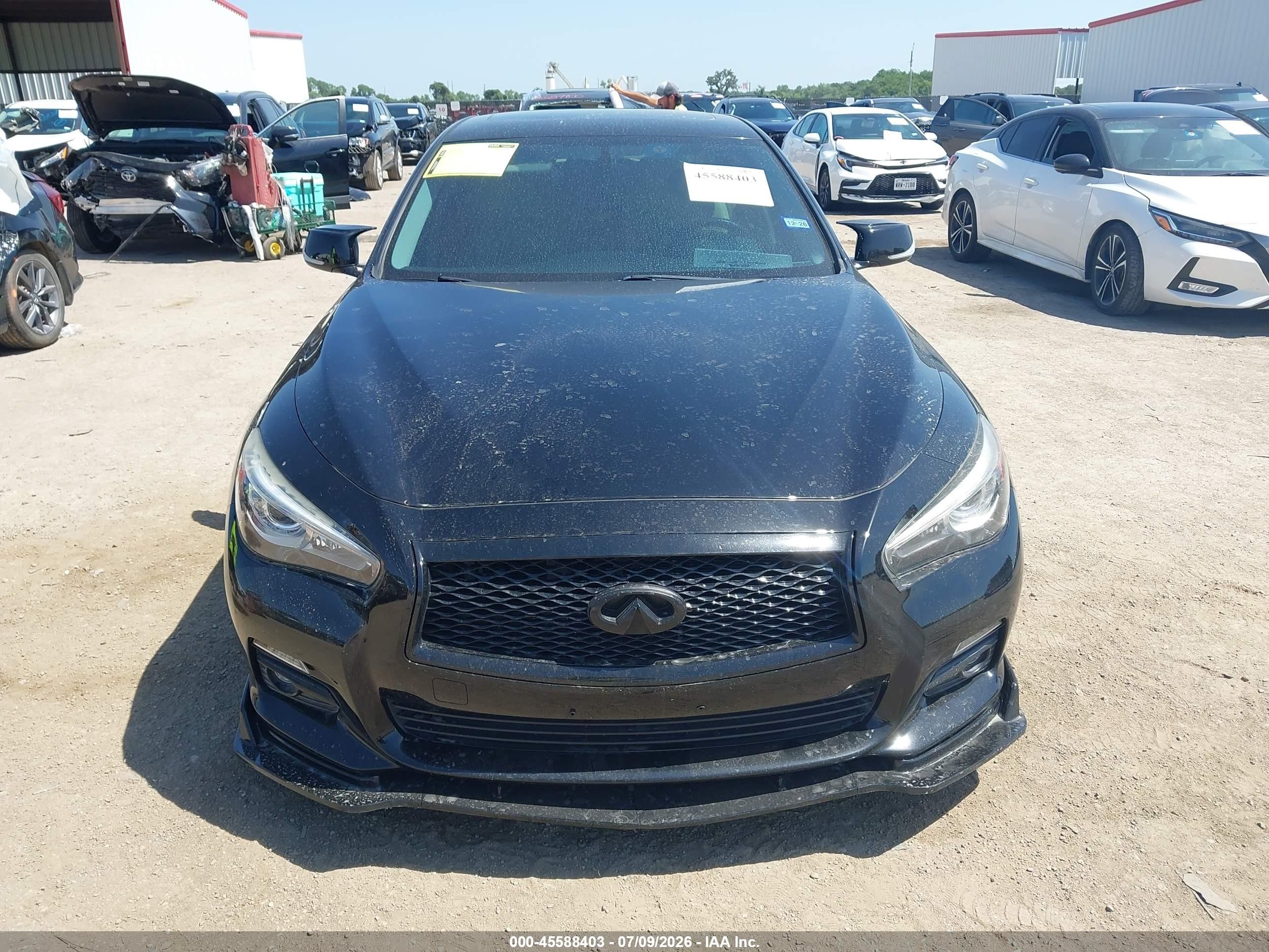 2015 Infiniti Q50 Premium Black vin: JN1BV7AP2FM342813