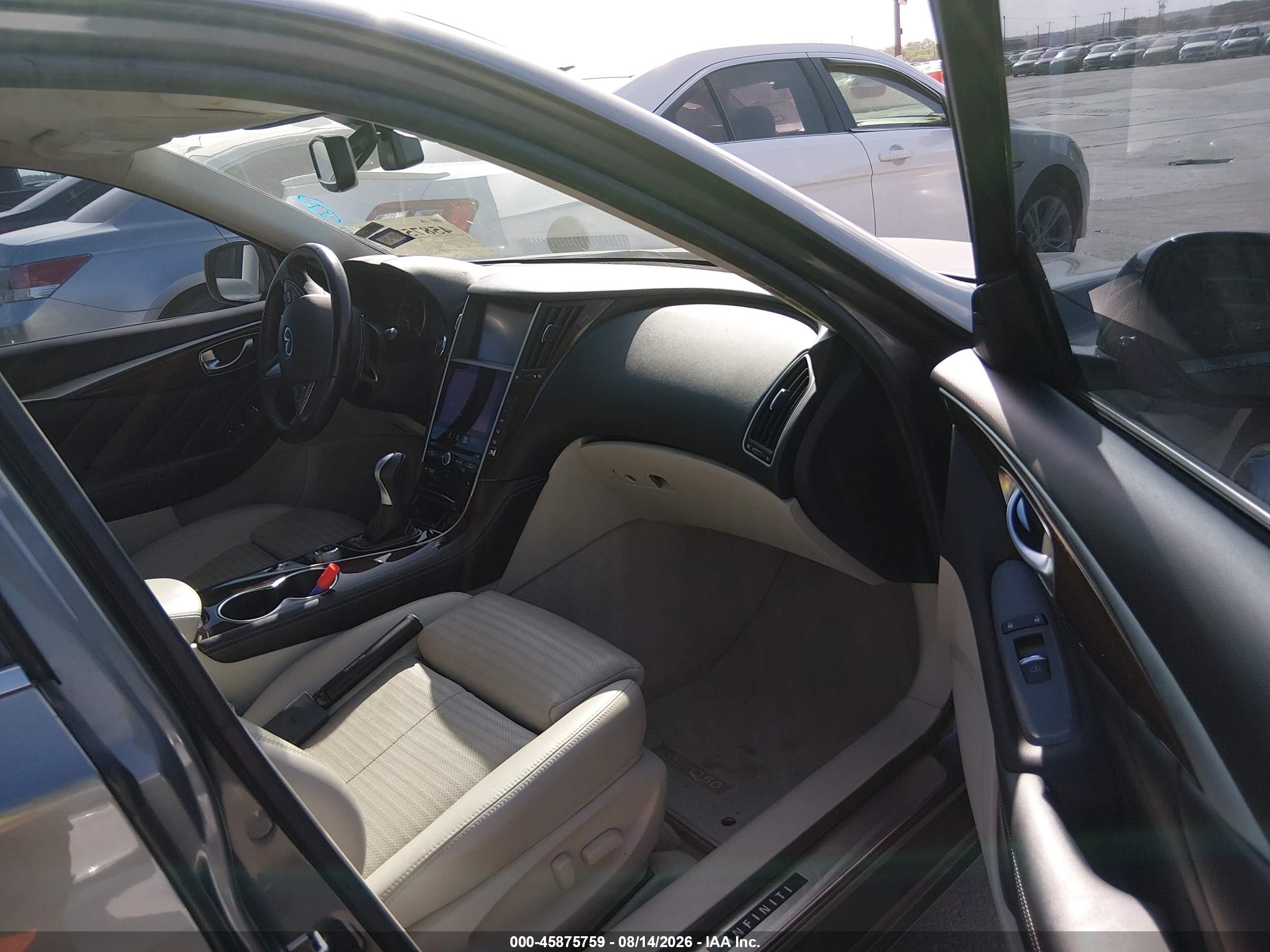 2015 Infiniti Q50 Premium/sport Black vin: JN1BV7AP2FM344576