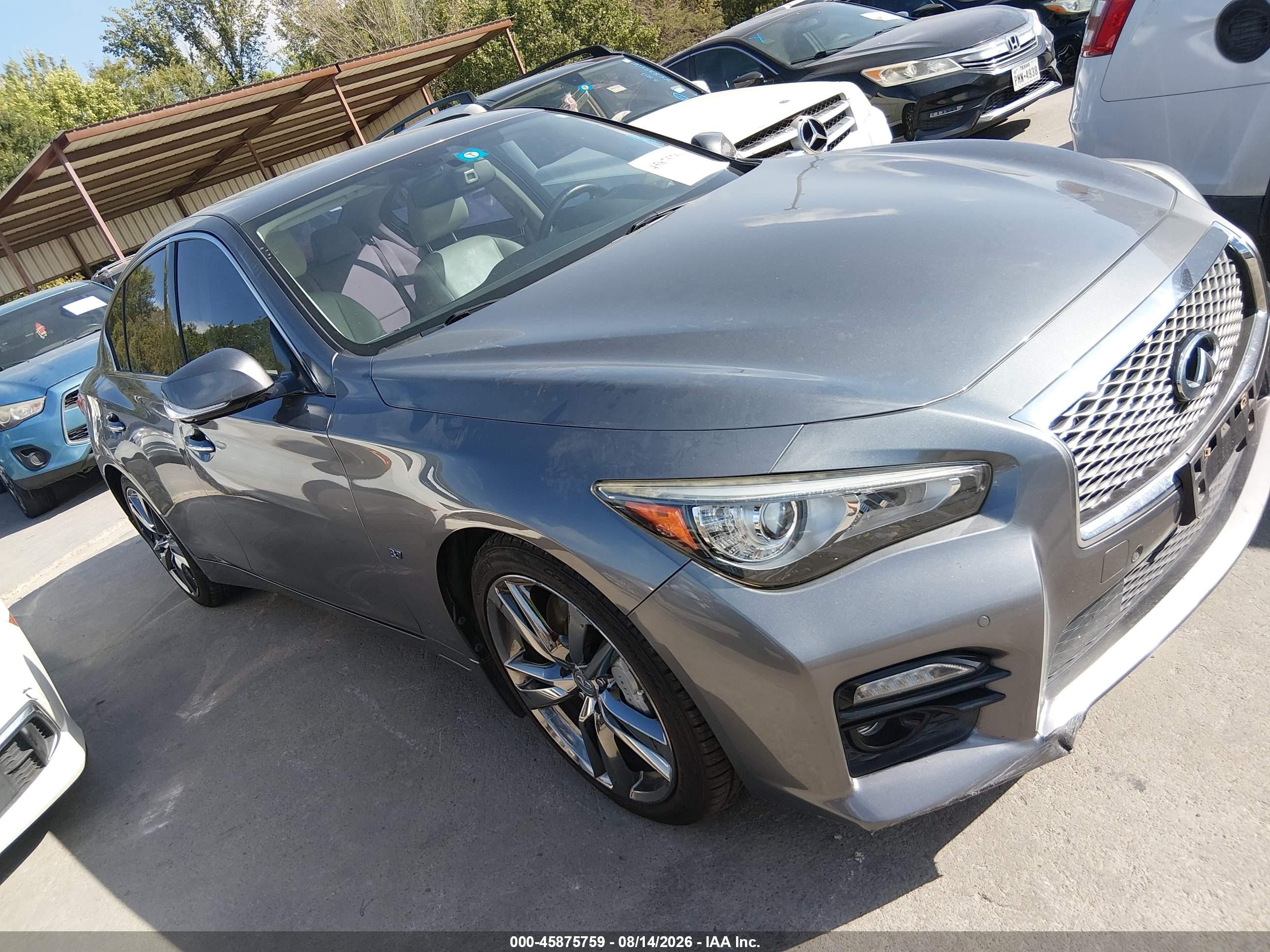 2015 Infiniti Q50 Premium/sport Black vin: JN1BV7AP2FM344576