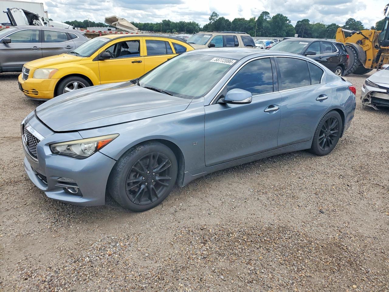2015 Infiniti Q50 Premium Blue vin: JN1BV7AP2FM346831