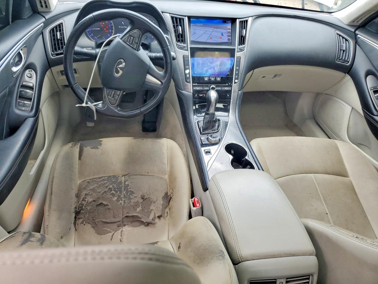 2015 Infiniti Q50 Premium Blue vin: JN1BV7AP2FM346831
