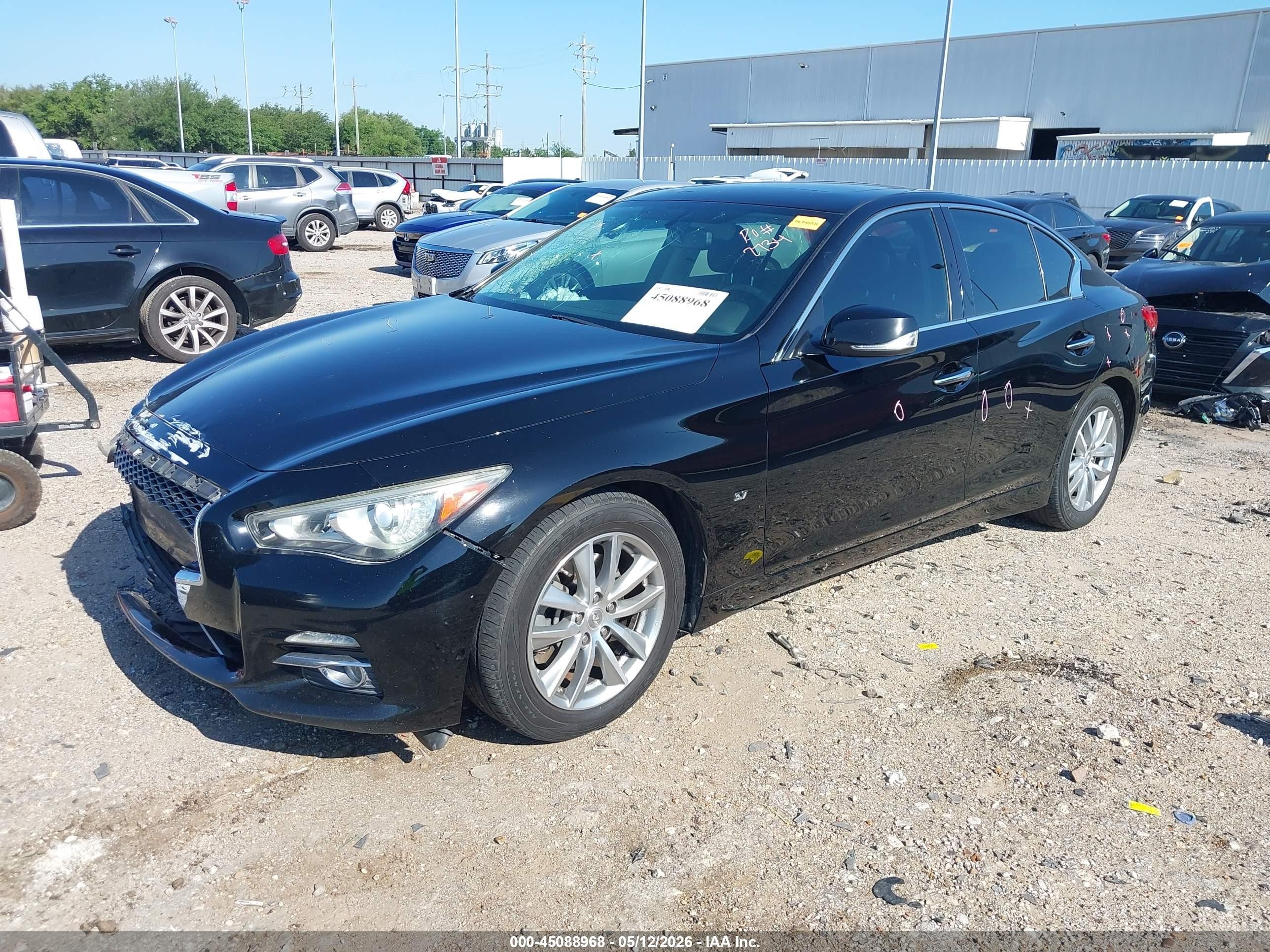 2015 Infiniti Q50 Premium Black vin: JN1BV7AP2FM354332