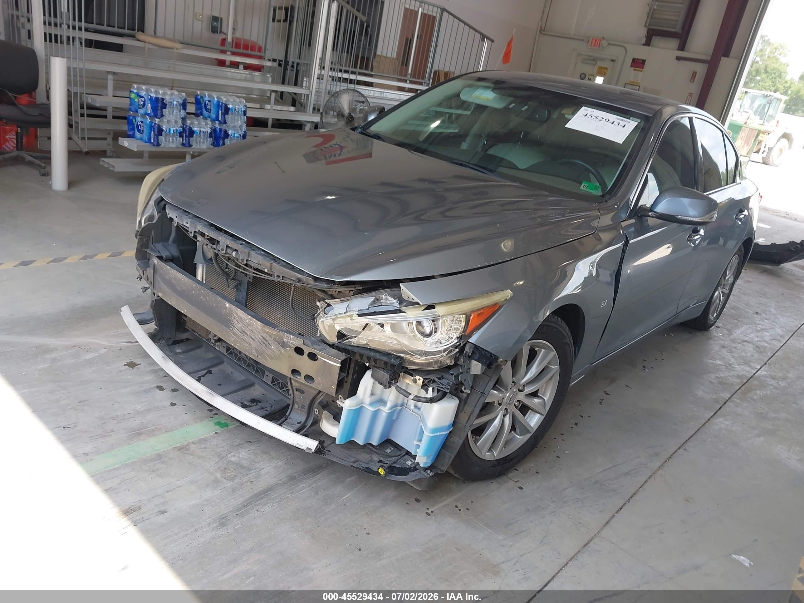 2015 Infiniti Q50 Premium Blue vin: JN1BV7AP2FM354881