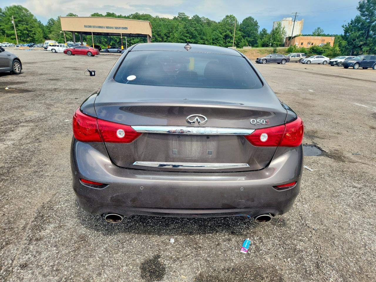 2014 Infiniti Q50 Base Коричневый vin: JN1BV7AP3EM670272
