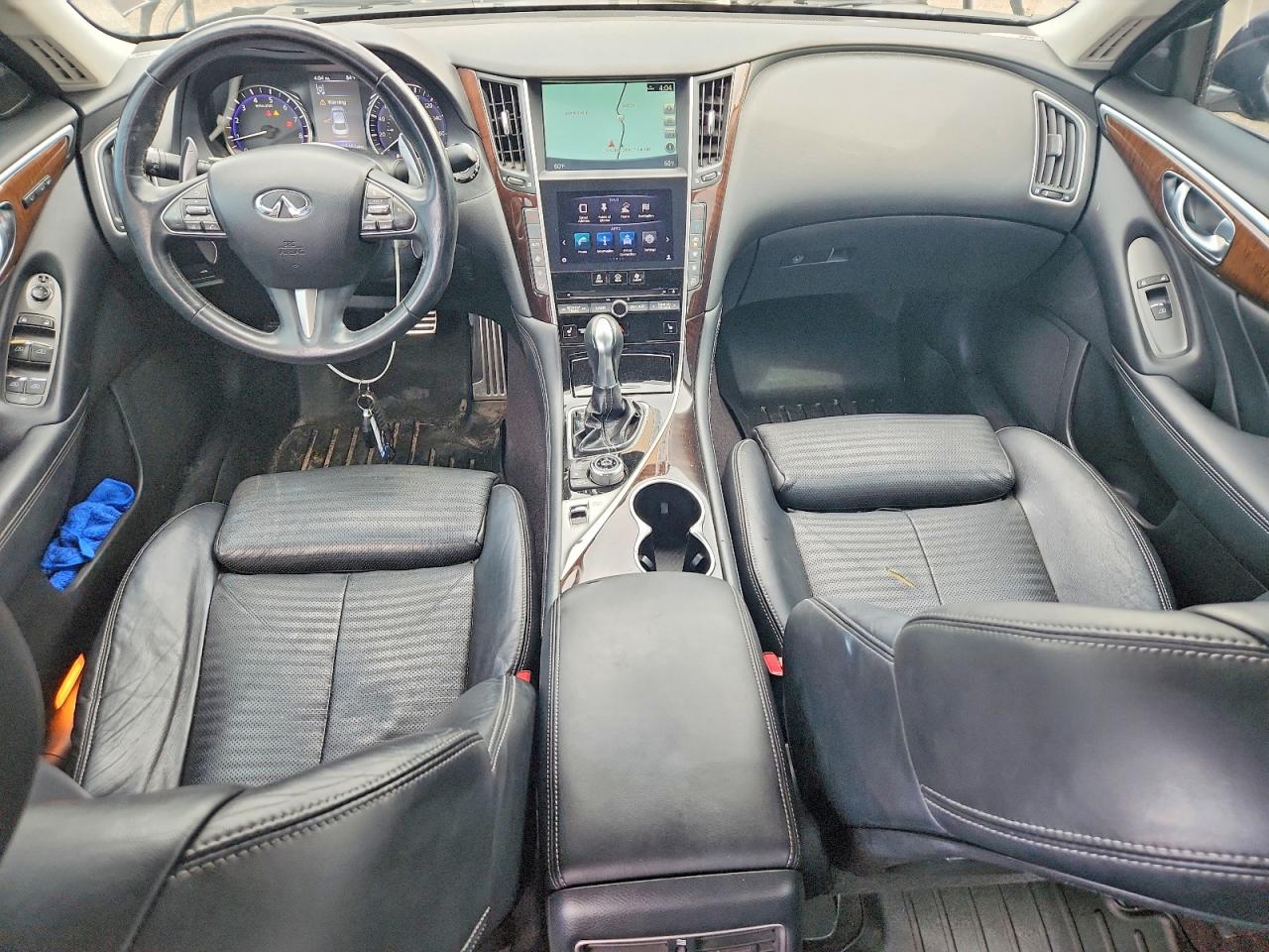 2014 Infiniti Q50 Base Коричневый vin: JN1BV7AP3EM670272